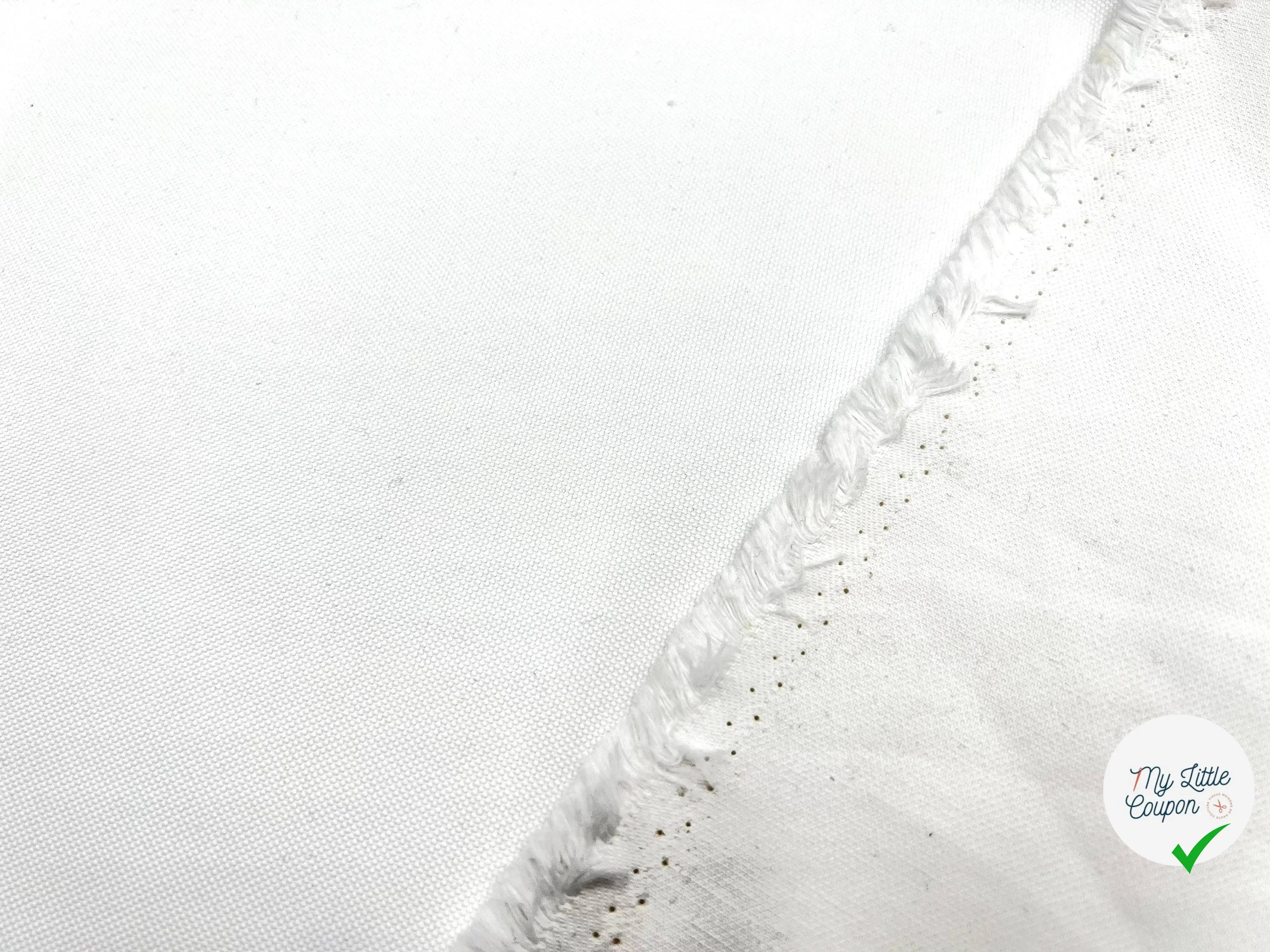TOILE ORNANET BLANCHE - My Little Coupon - tissu - coudre