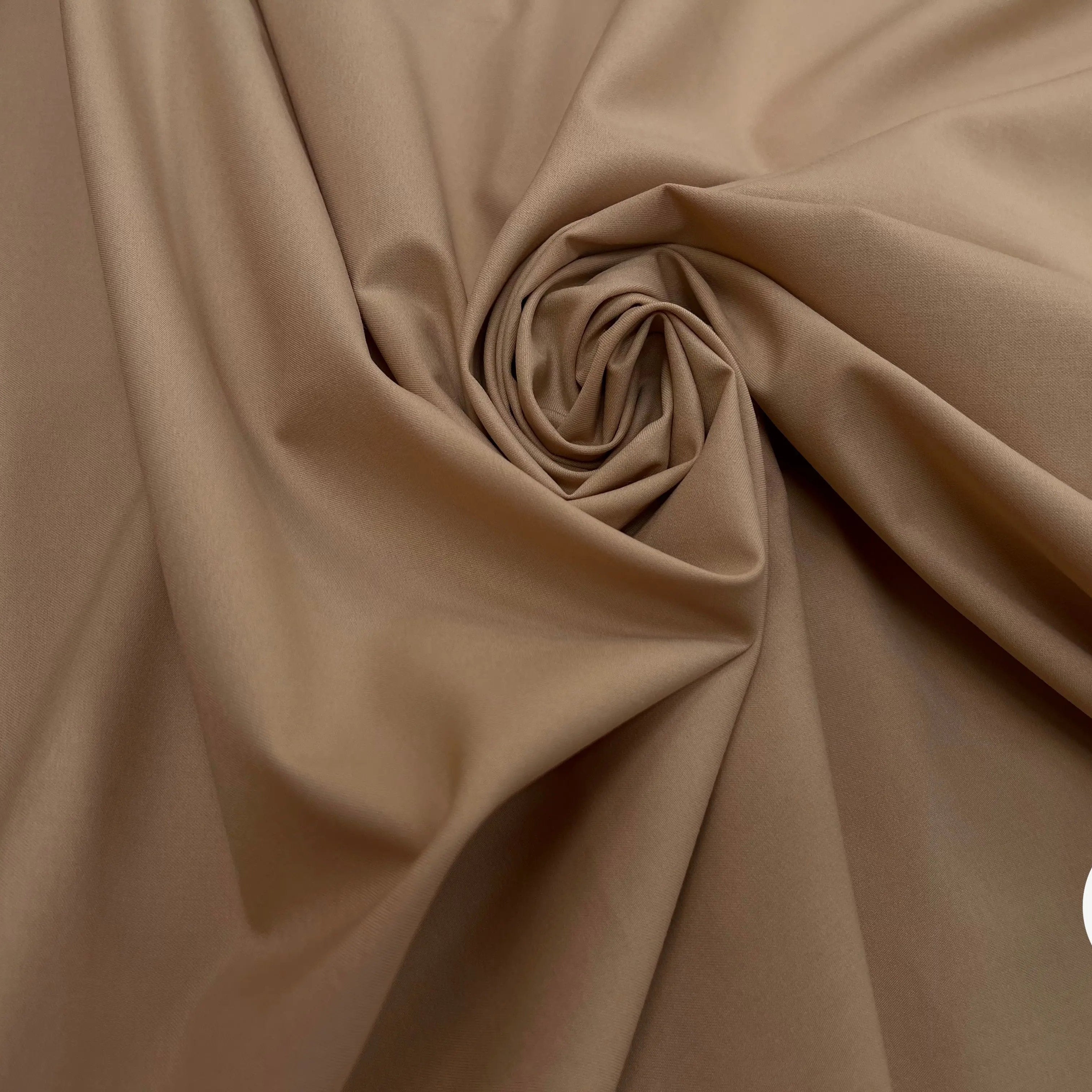 TOILE OWENS COUTURE FLUIDE STRETCH POLYVISCOSE BEIGE - My Little Coupon