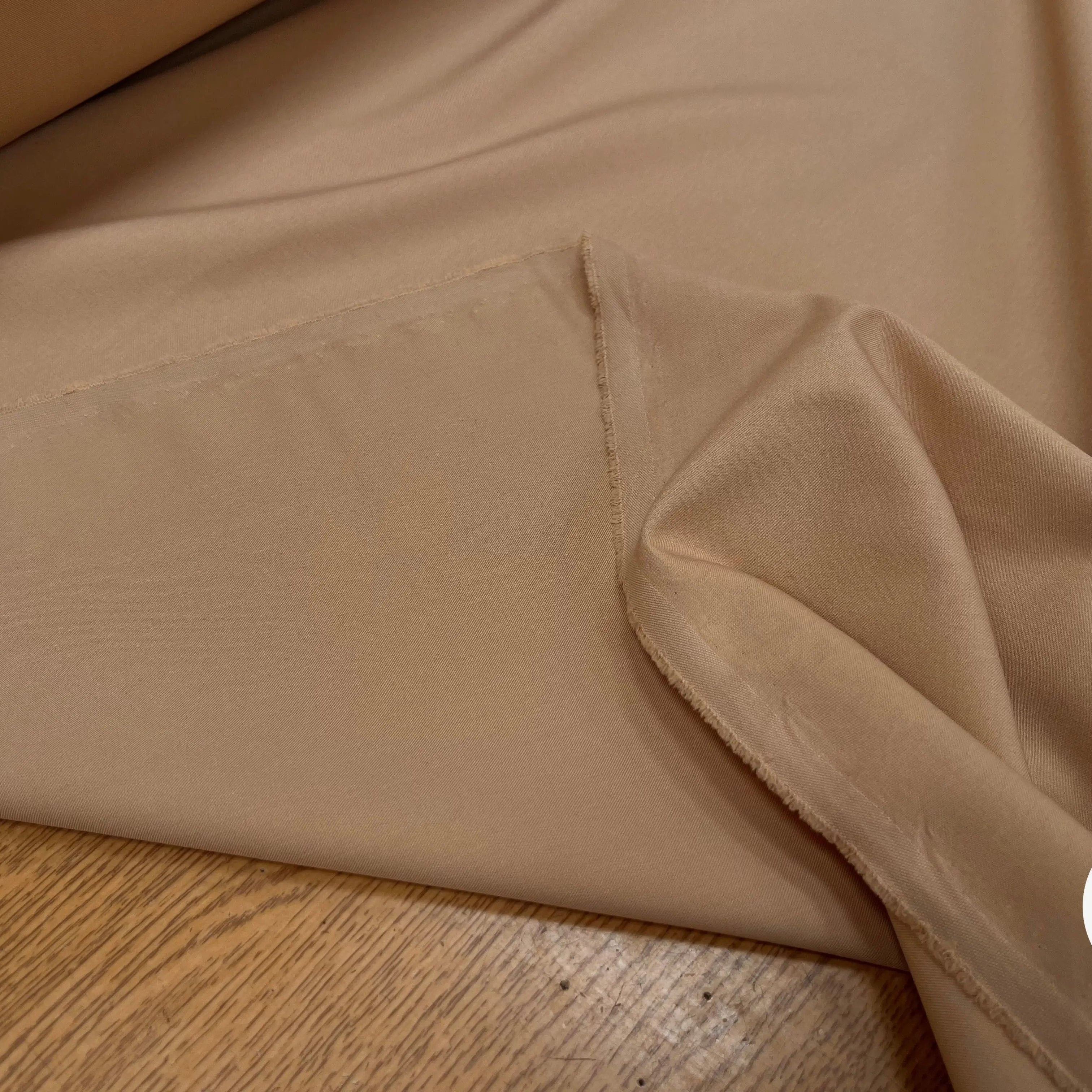 TOILE OWENS COUTURE FLUIDE STRETCH POLYVISCOSE BEIGE - My Little Coupon