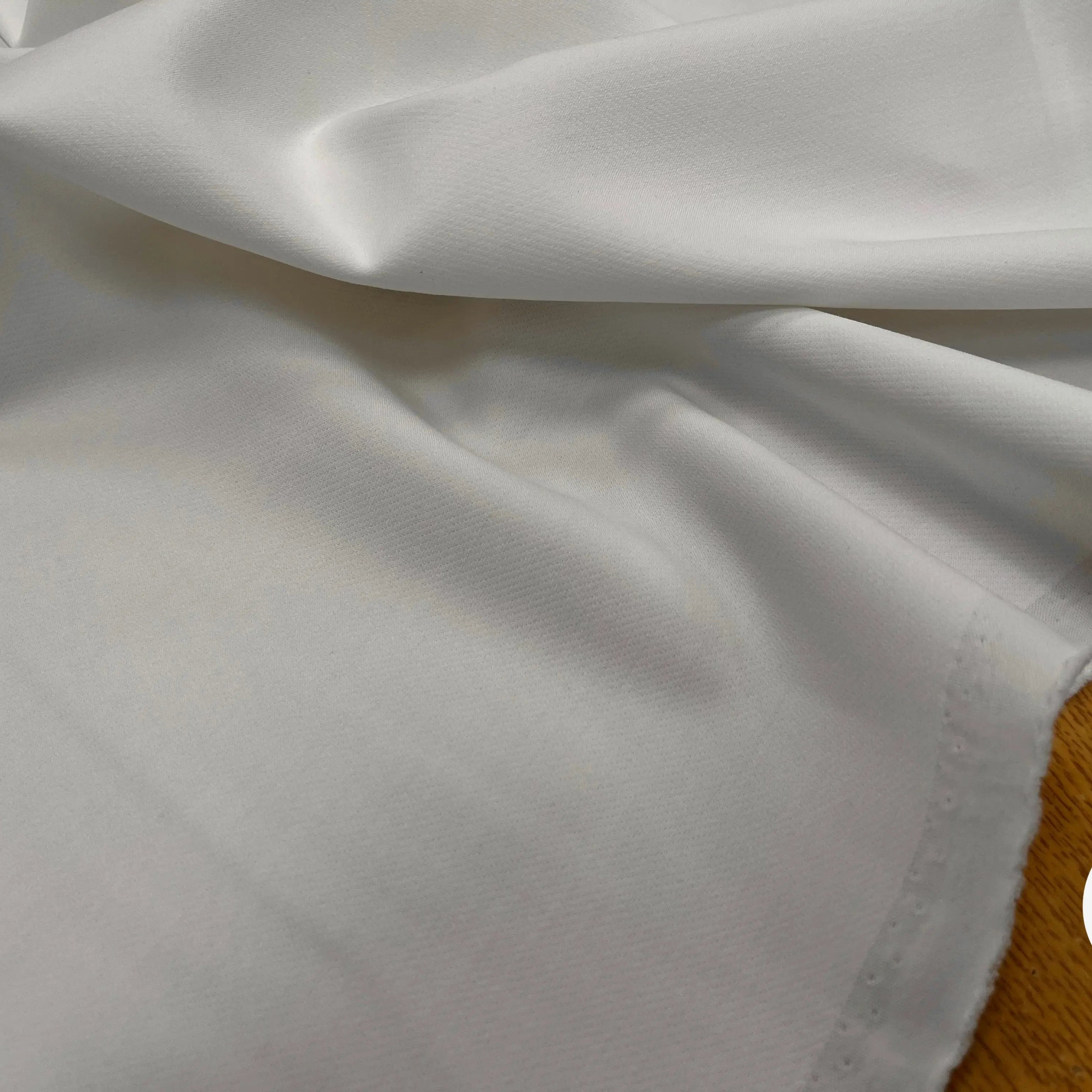 TOILE OWENS COUTURE FLUIDE STRETCH POLYVISCOSE BLANC CASSÉ - My Little Coupon