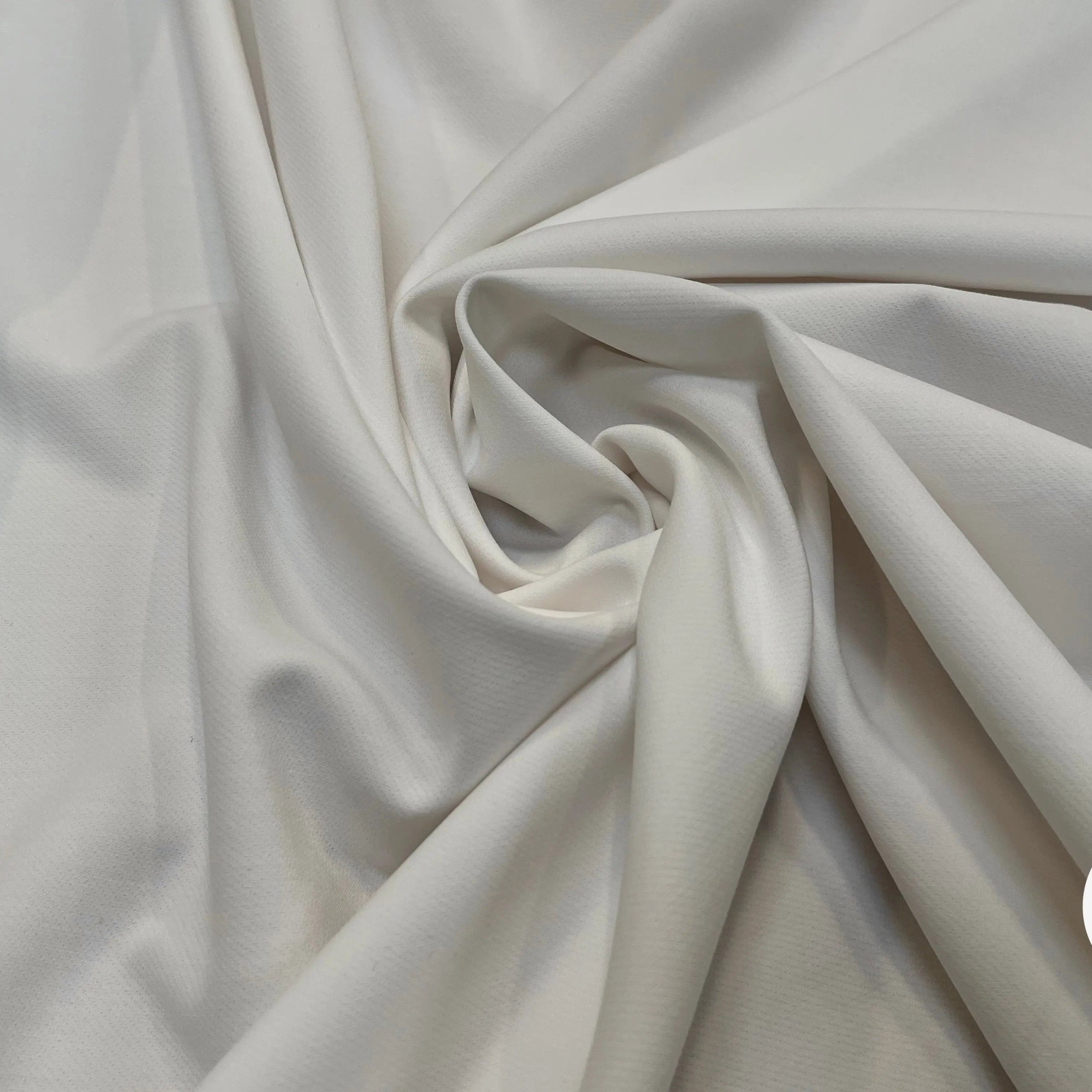 TOILE OWENS COUTURE FLUIDE STRETCH POLYVISCOSE UNI BLANC - My Little Coupon