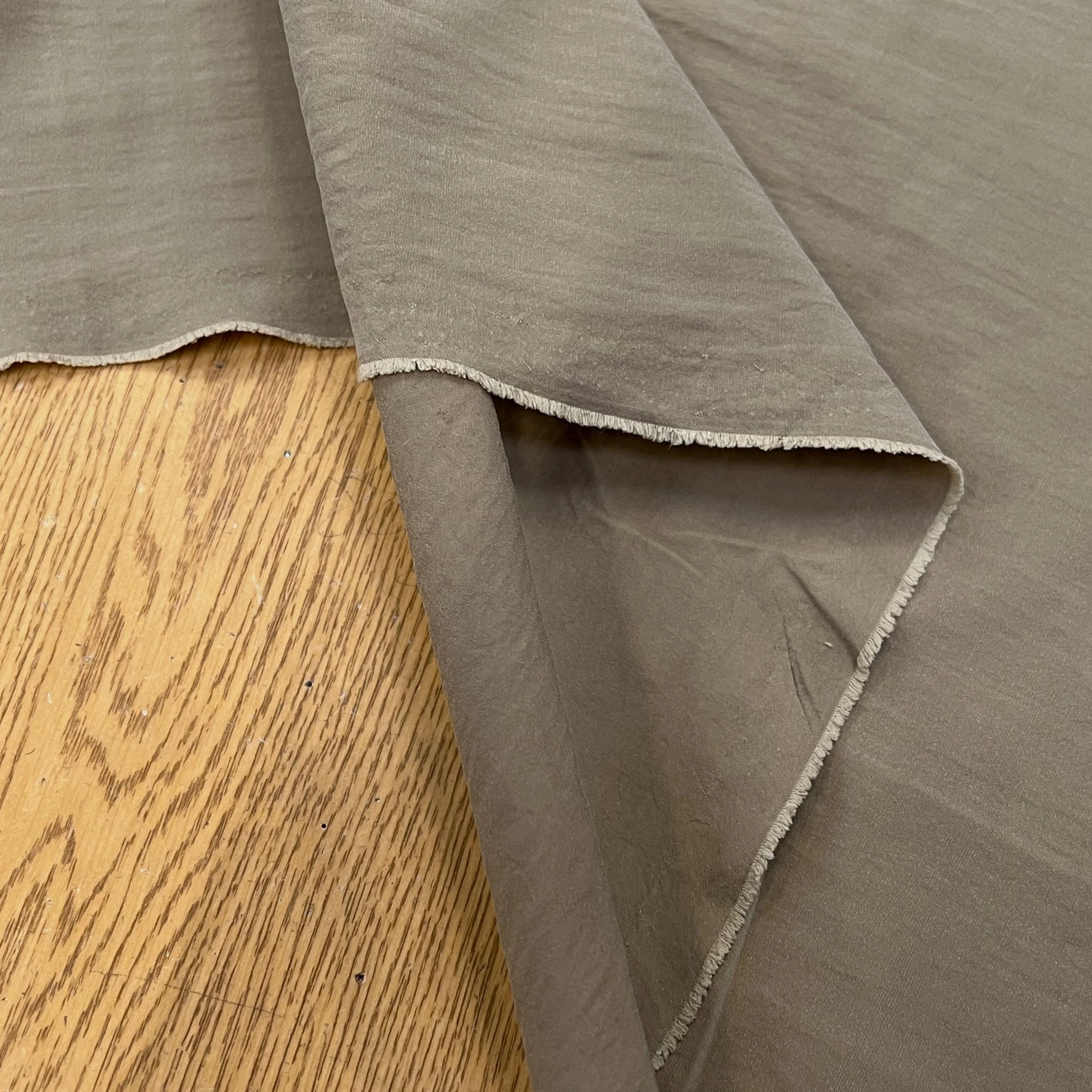 TOILE PARKA CRAQUANTE TAUPE - My Little Coupon