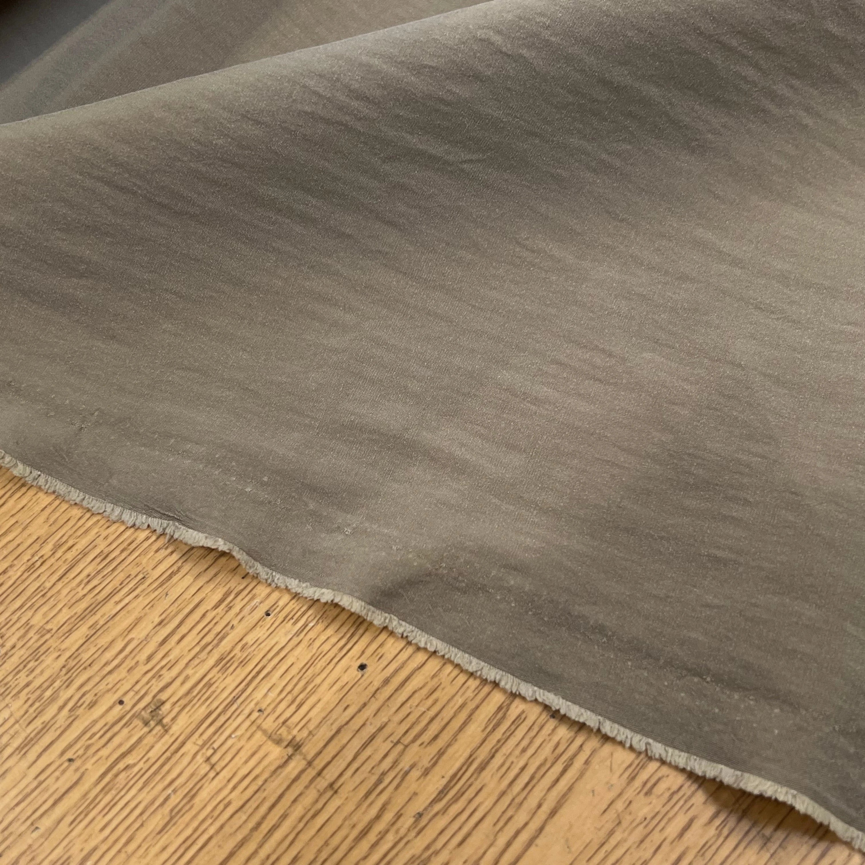 TOILE PARKA CRAQUANTE TAUPE - My Little Coupon