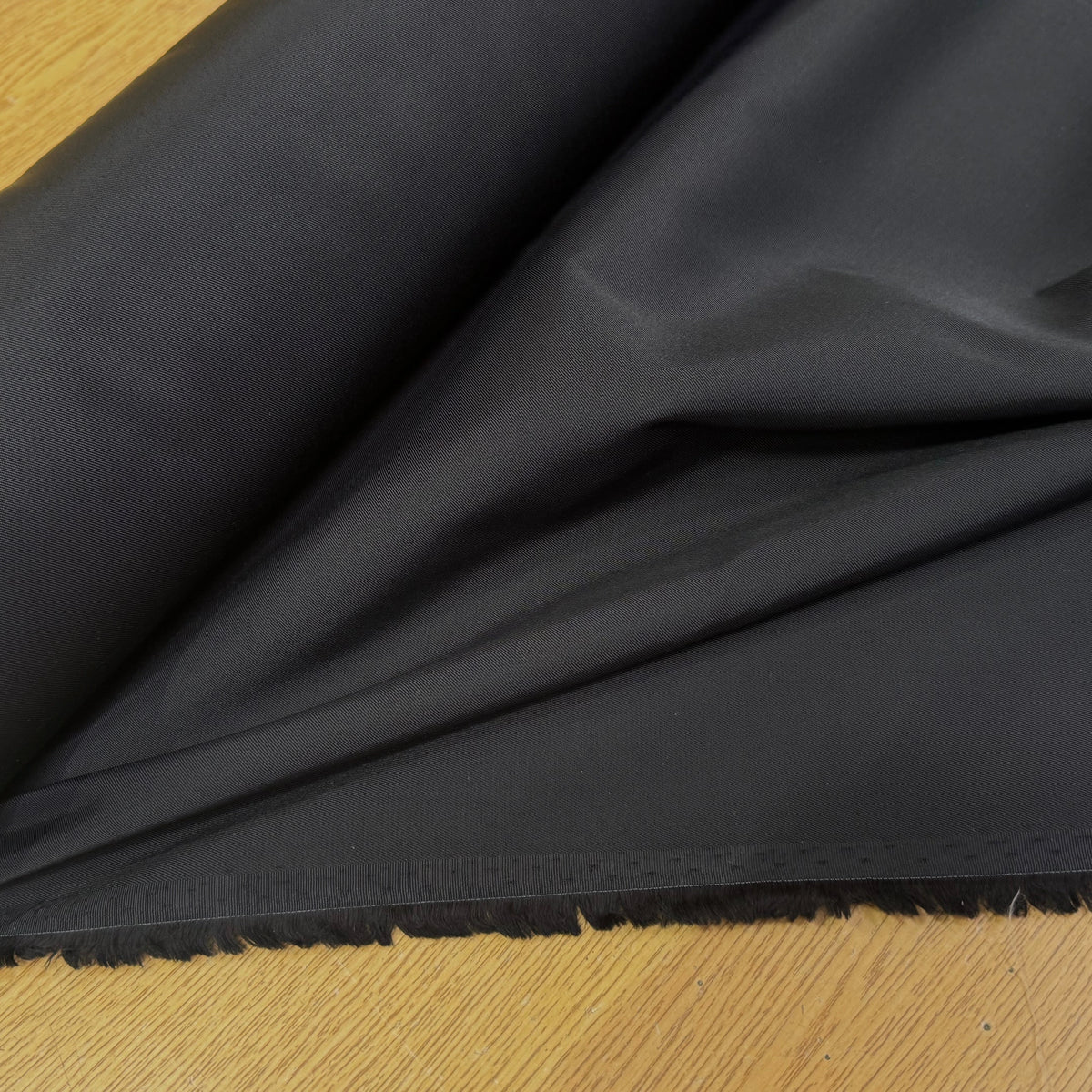 TOILE PARKA POLYAMIDE LOURDE NOIR SERGÉ - My Little Coupon