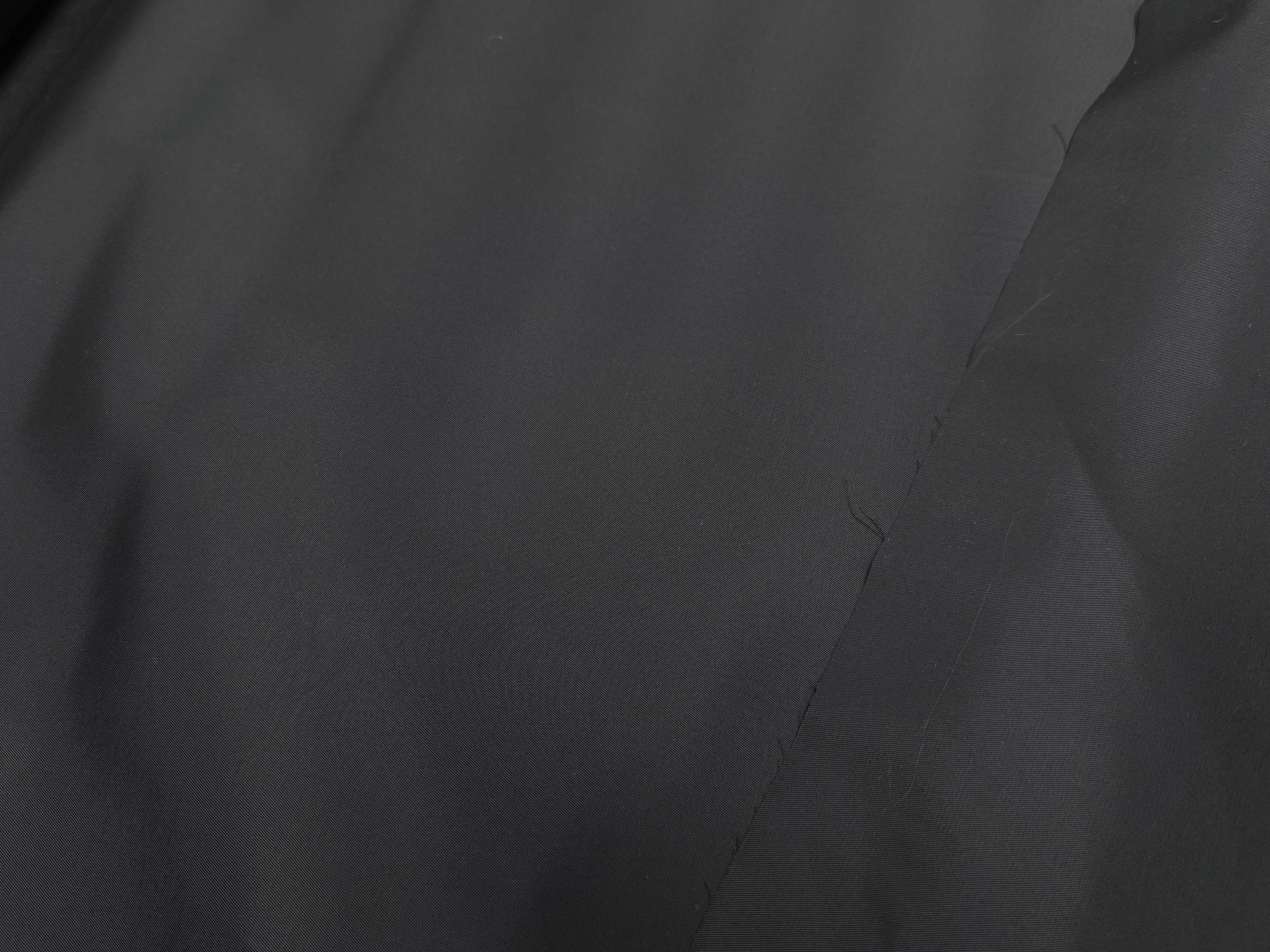 TOILE PARKA POLYAMIDE LOURDE NOIR SERGÉ - My Little Coupon