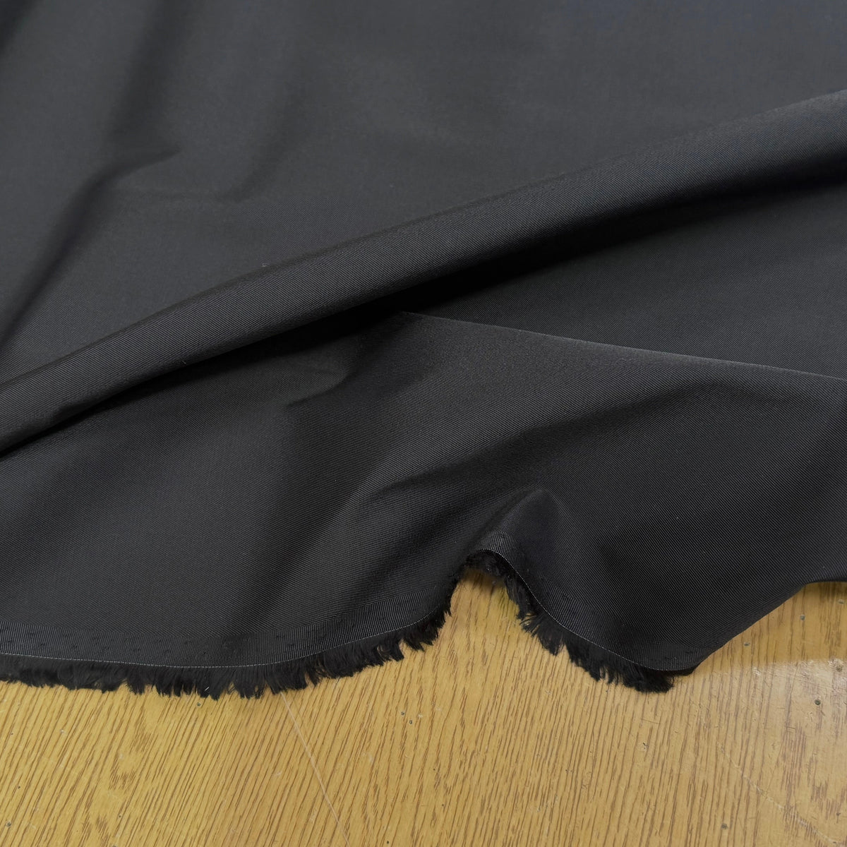 TOILE PARKA POLYAMIDE LOURDE NOIR SERGÉ - My Little Coupon