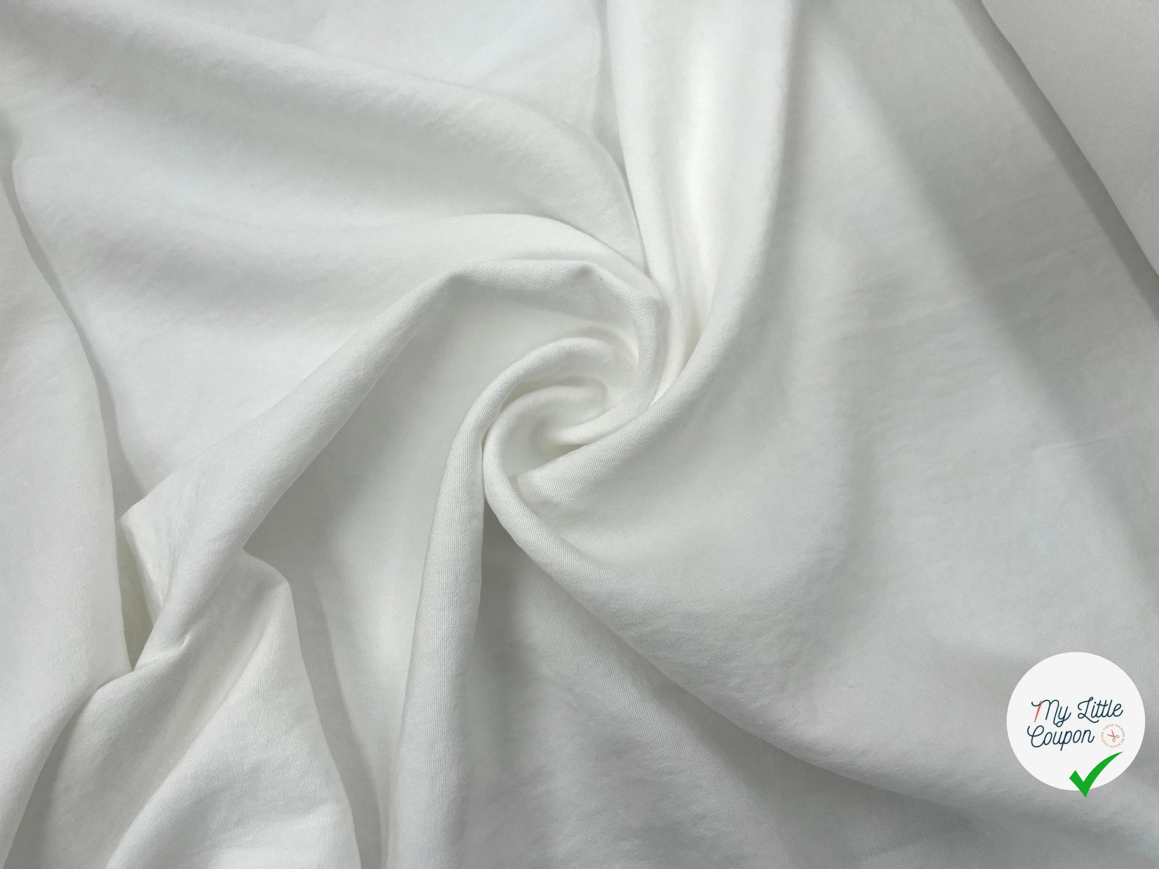 TOILE POLYESTER COTON FROISSÉ - My Little Coupon - tissu - coudre