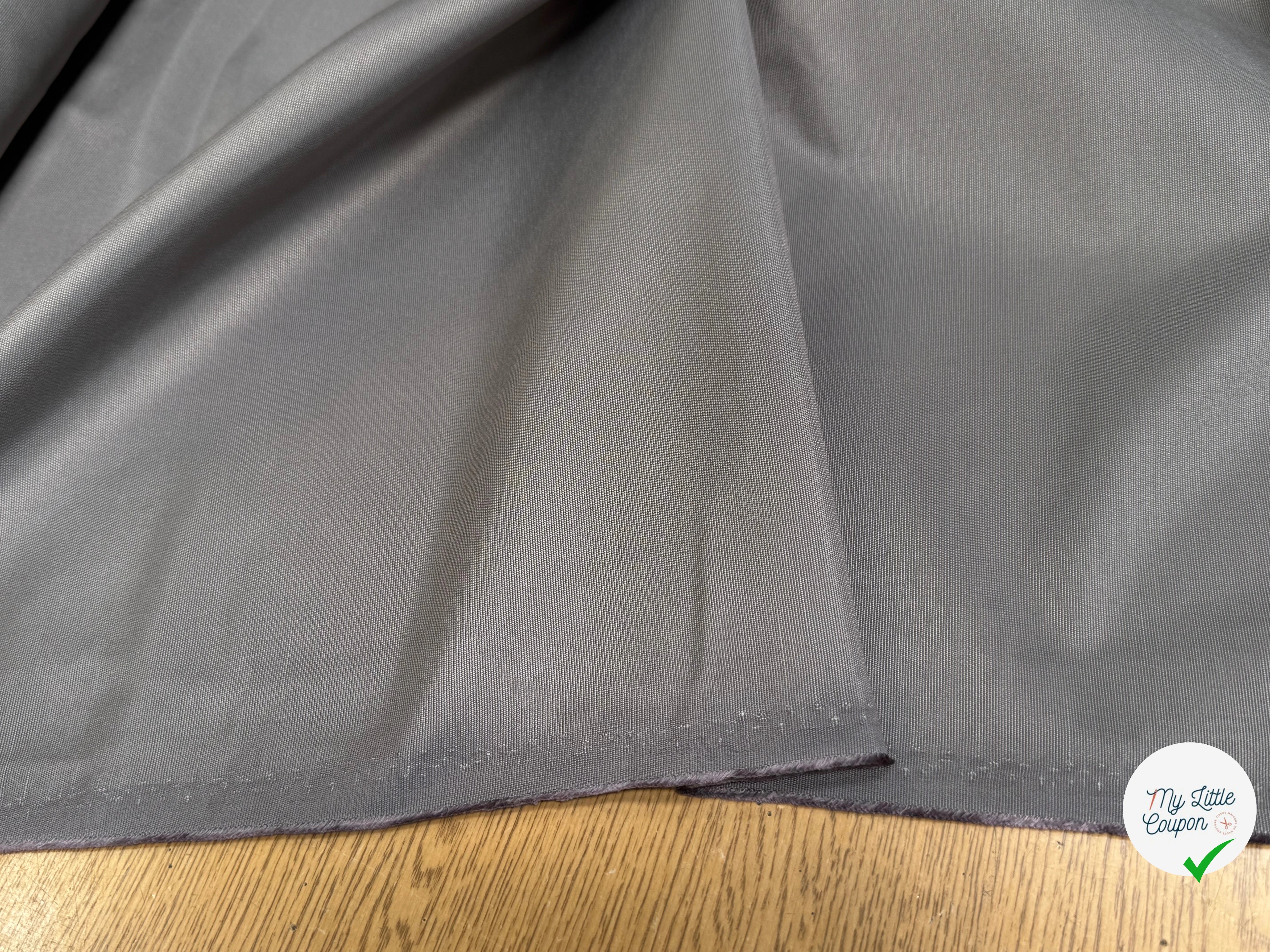TOILE POLYVISCOSE CRAQUANTE GRISE - My Little Coupon