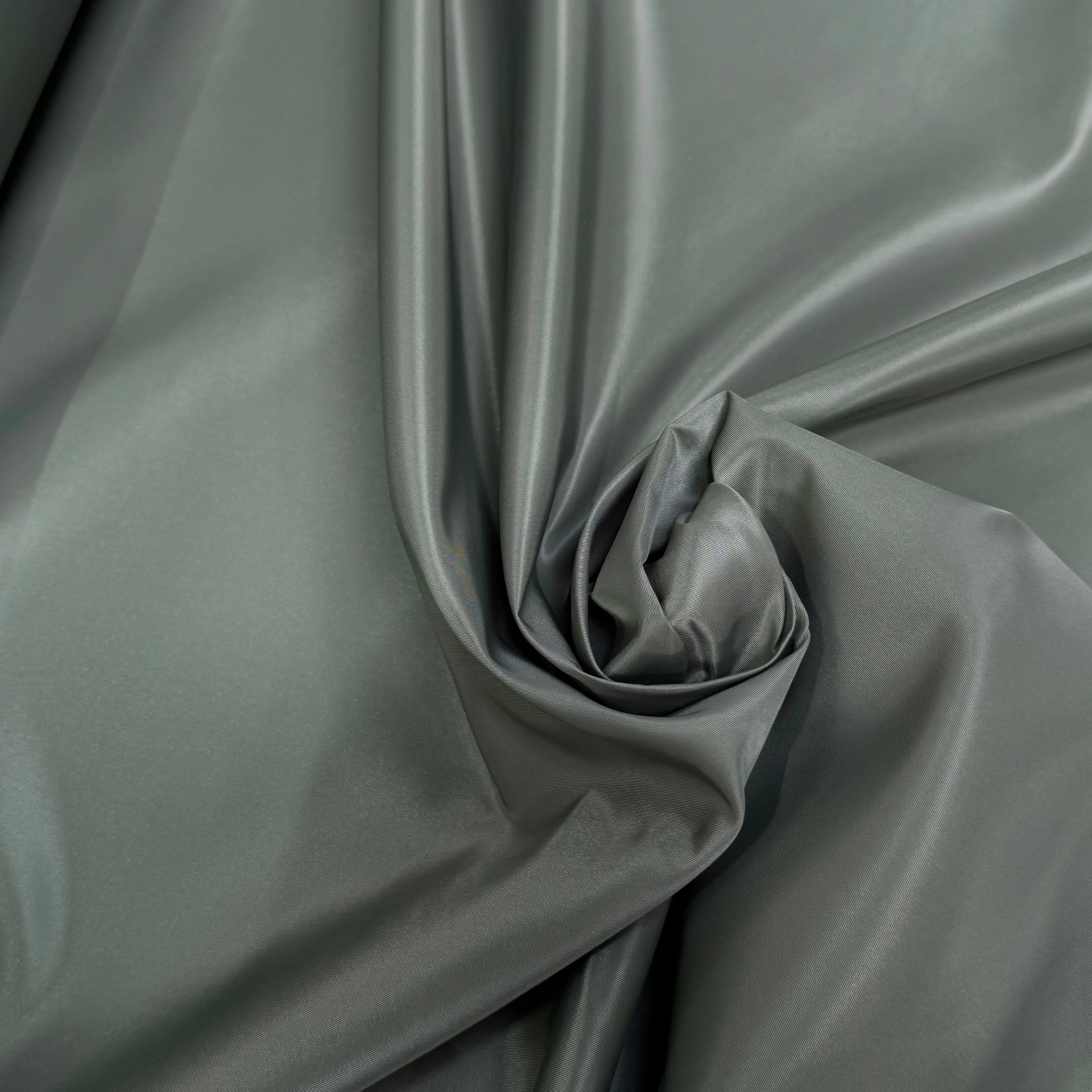 TOILE SATIN SEMI-LOURD VERT KAKI - My Little Coupon