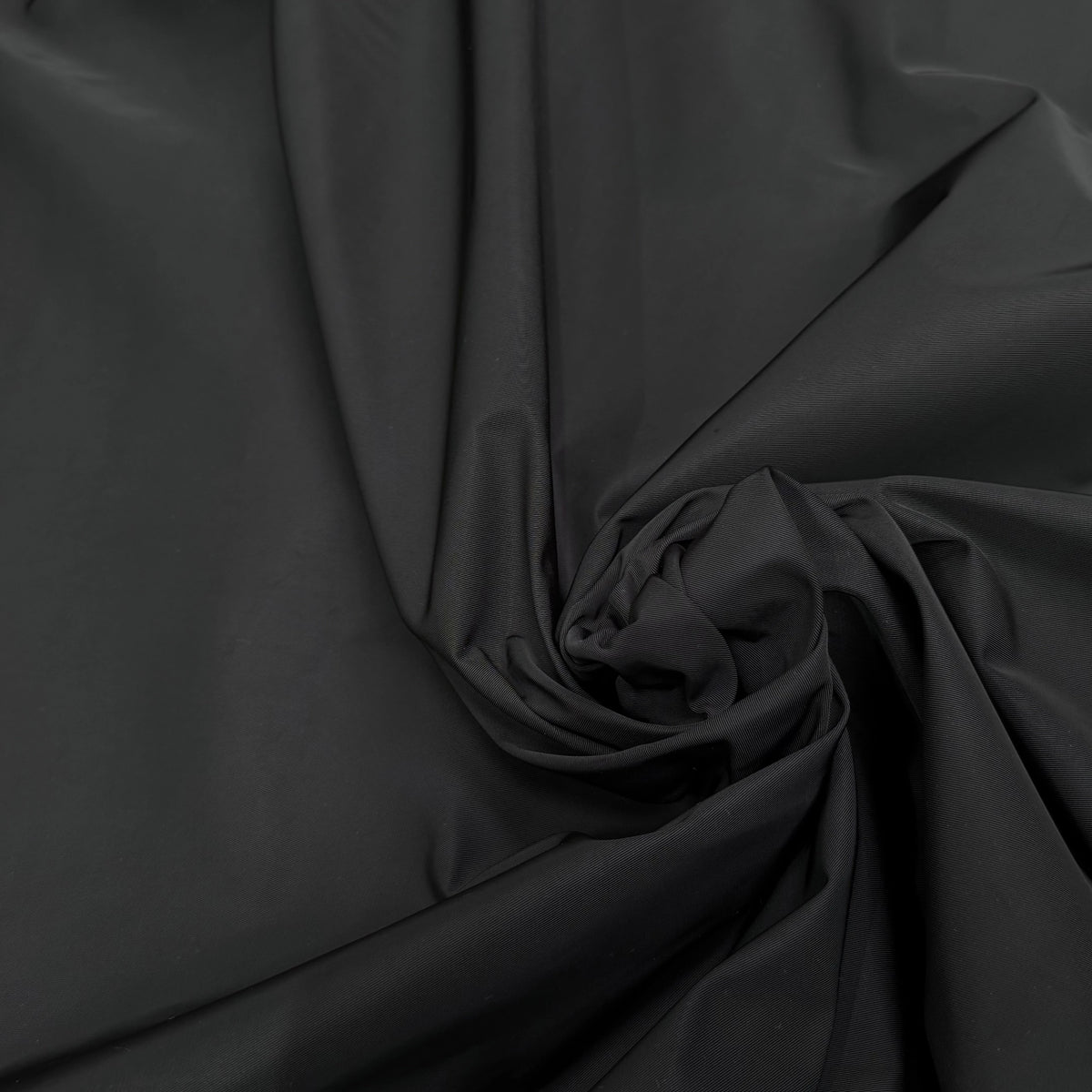TOILE SERGÉE LOURDE CRAQUANTE IMPERMÉABLE NOIR - My Little Coupon