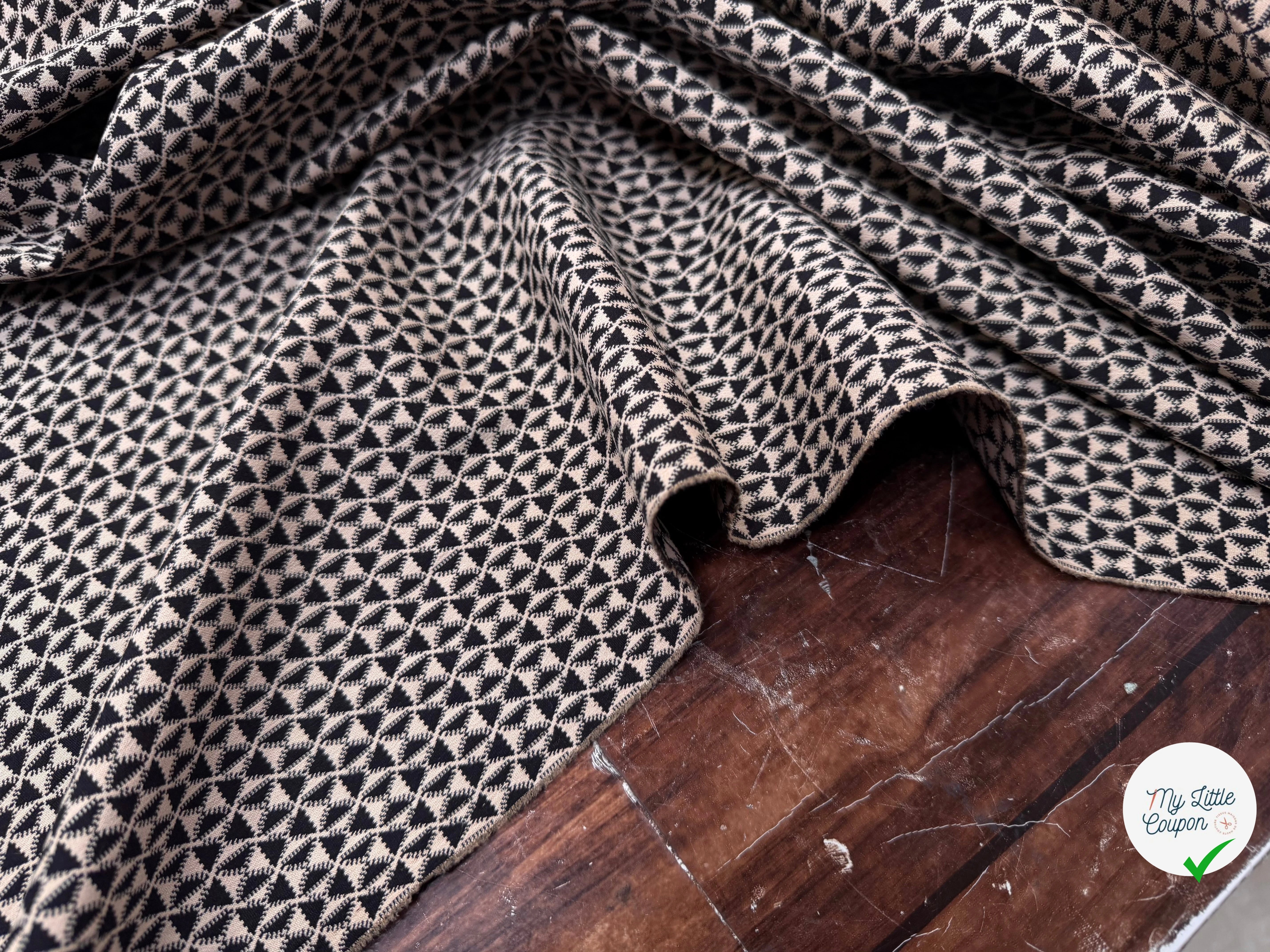 TOILE STRETCH GÉOMETRIQUE ITALIE CHIC - My Little Coupon