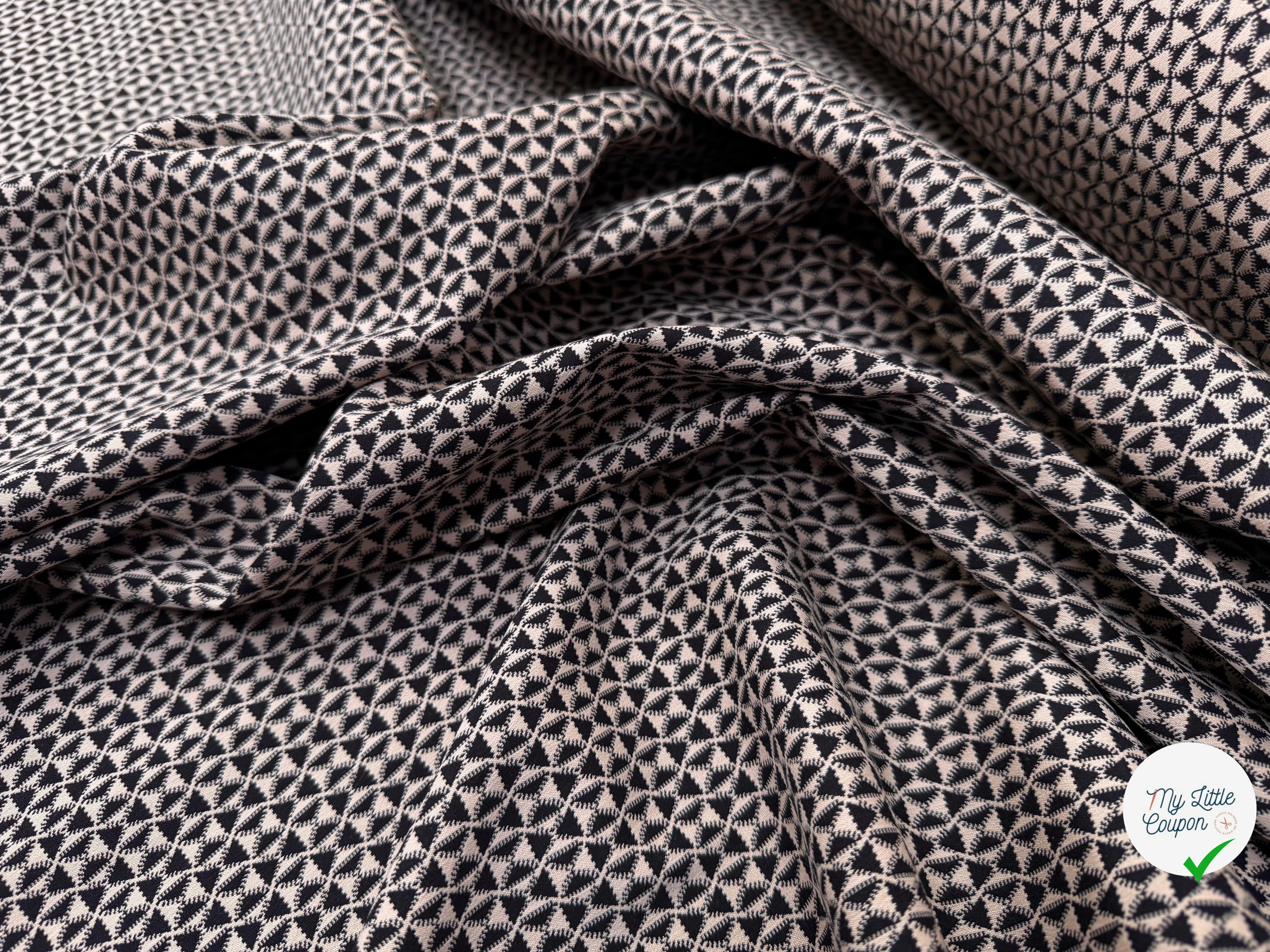TOILE STRETCH GÉOMETRIQUE ITALIE CHIC - My Little Coupon