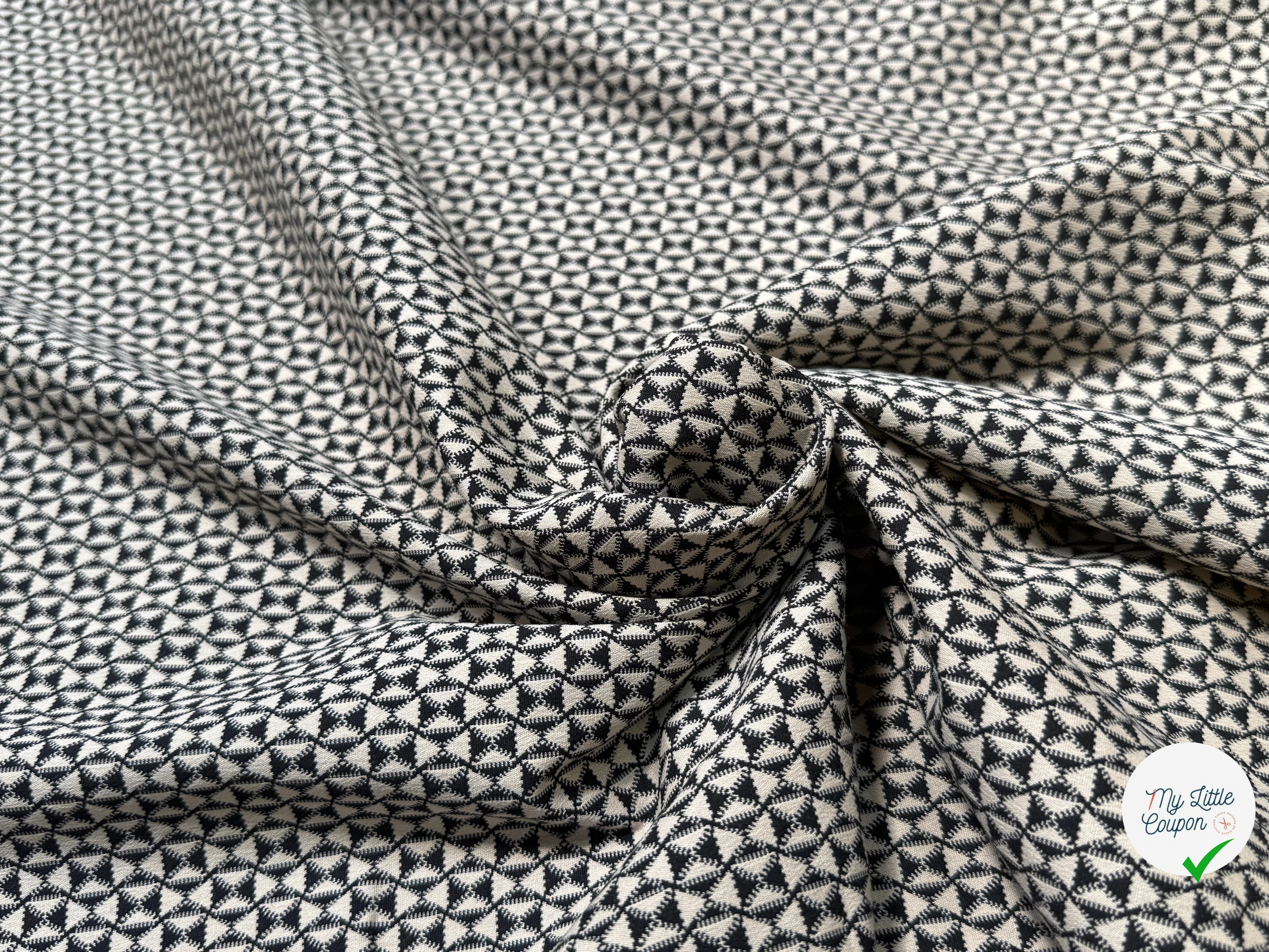 TOILE STRETCH GÉOMETRIQUE ITALIE CHIC - My Little Coupon