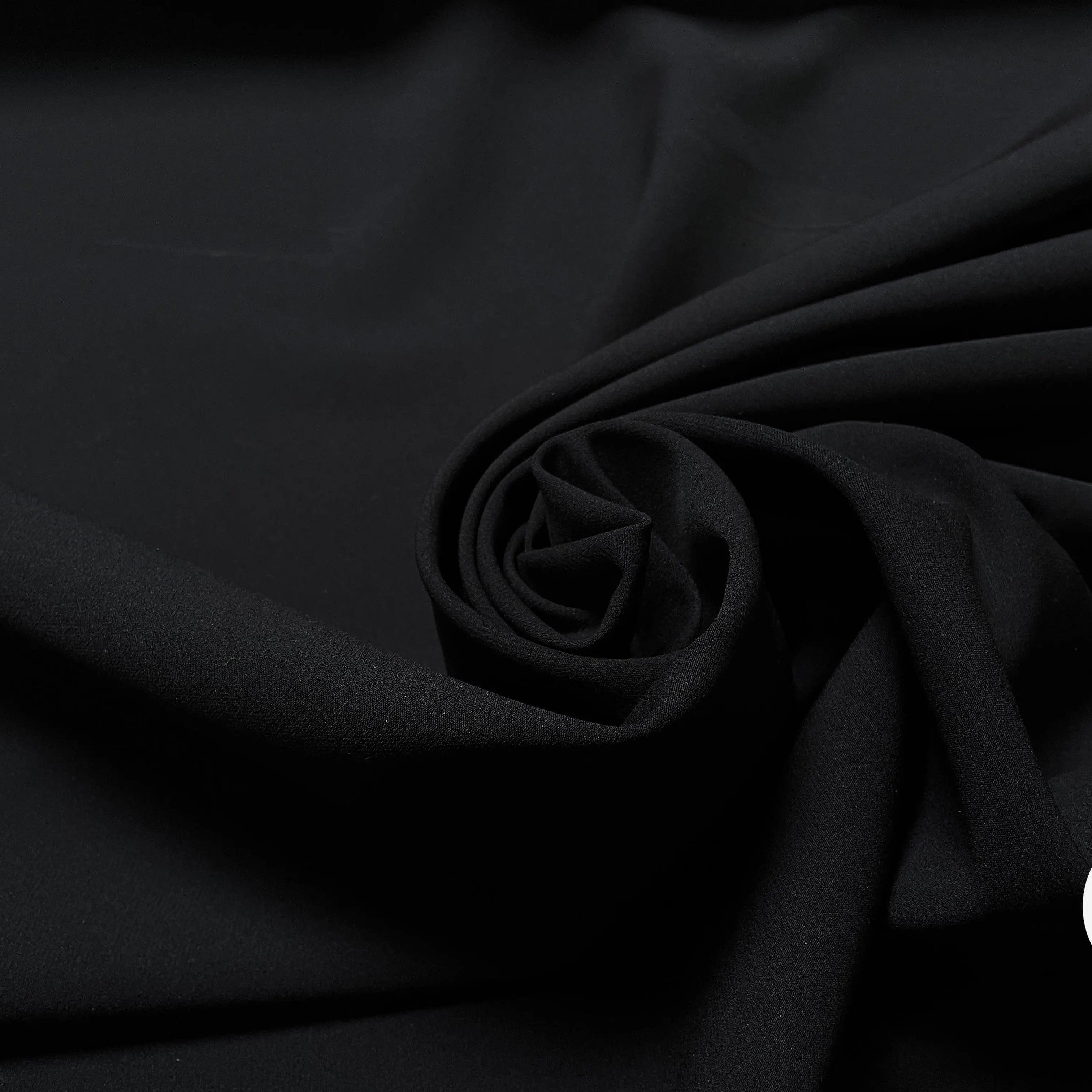 TOILE STRETCH NOIRE BONNE TENUE - My Little Coupon - tissu - coudre