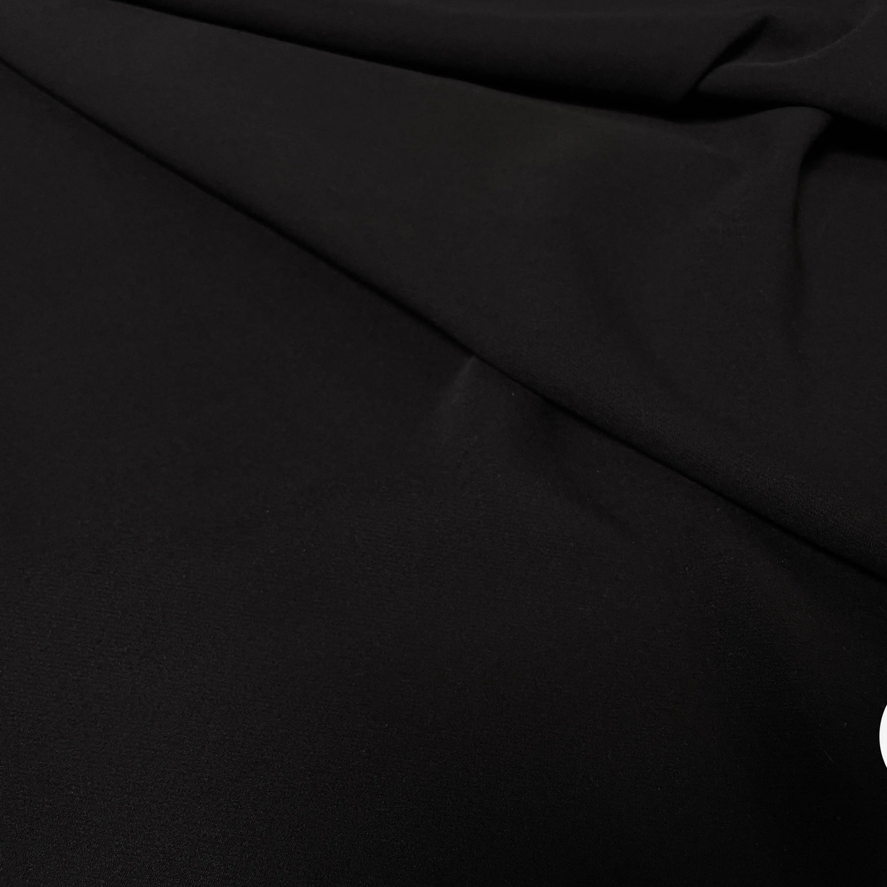 TOILE STRETCH NOIRE BONNE TENUE - My Little Coupon - tissu - coudre