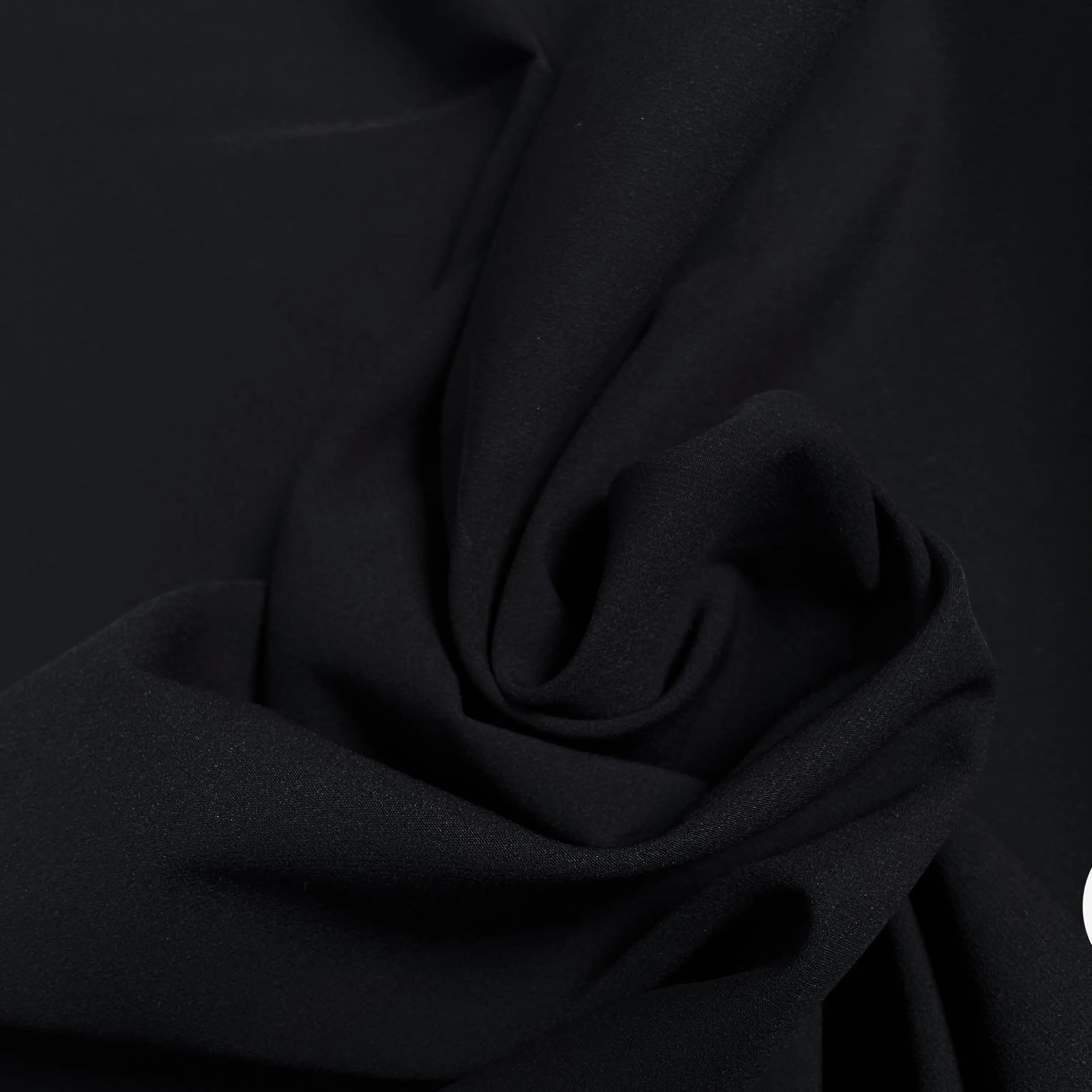 TOILE STRETCH NOIRE BONNE TENUE - My Little Coupon - tissu - coudre