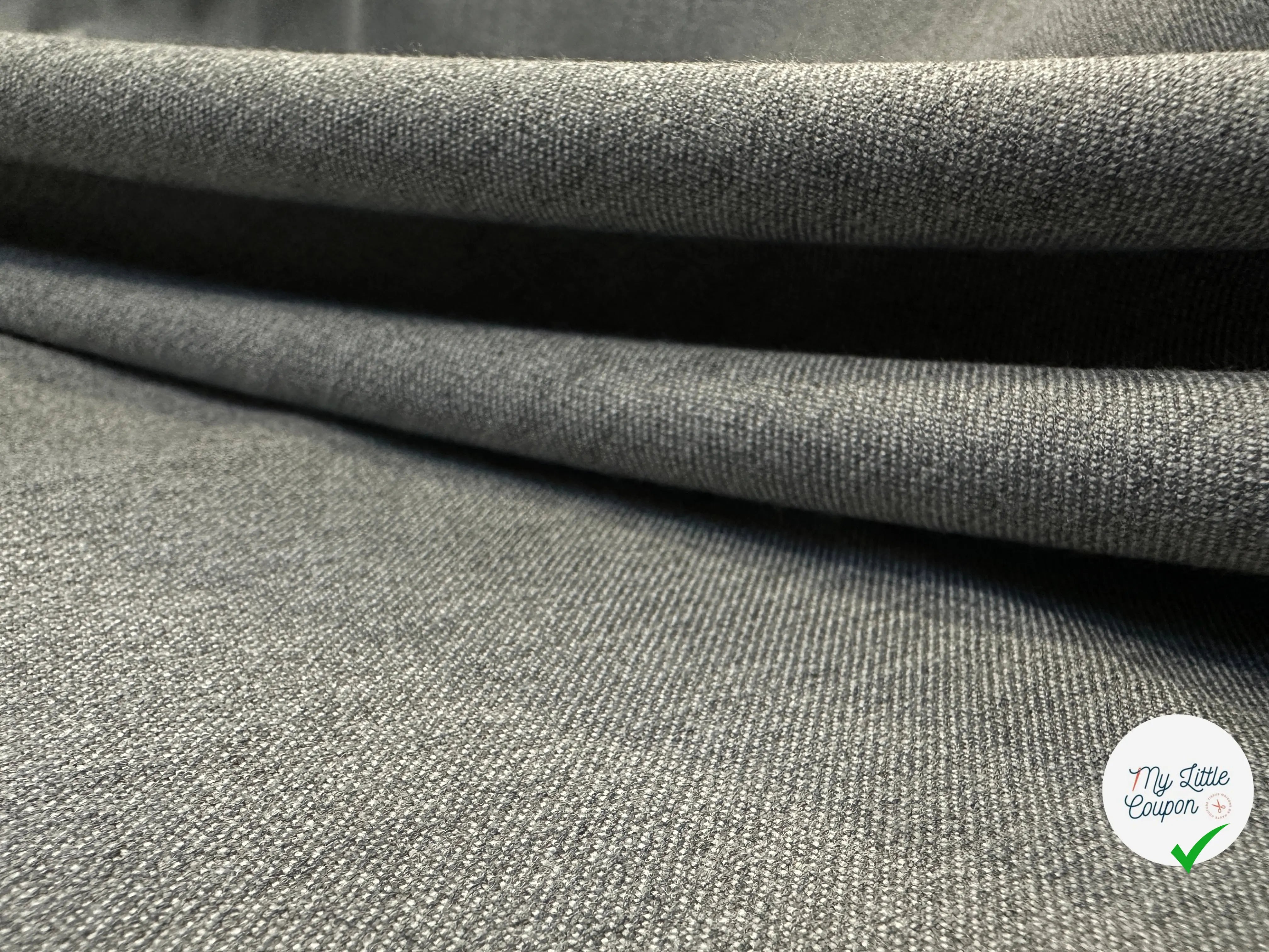 TOILE STRETCH POLYVISCOSE FACON DENIM - My Little Coupon