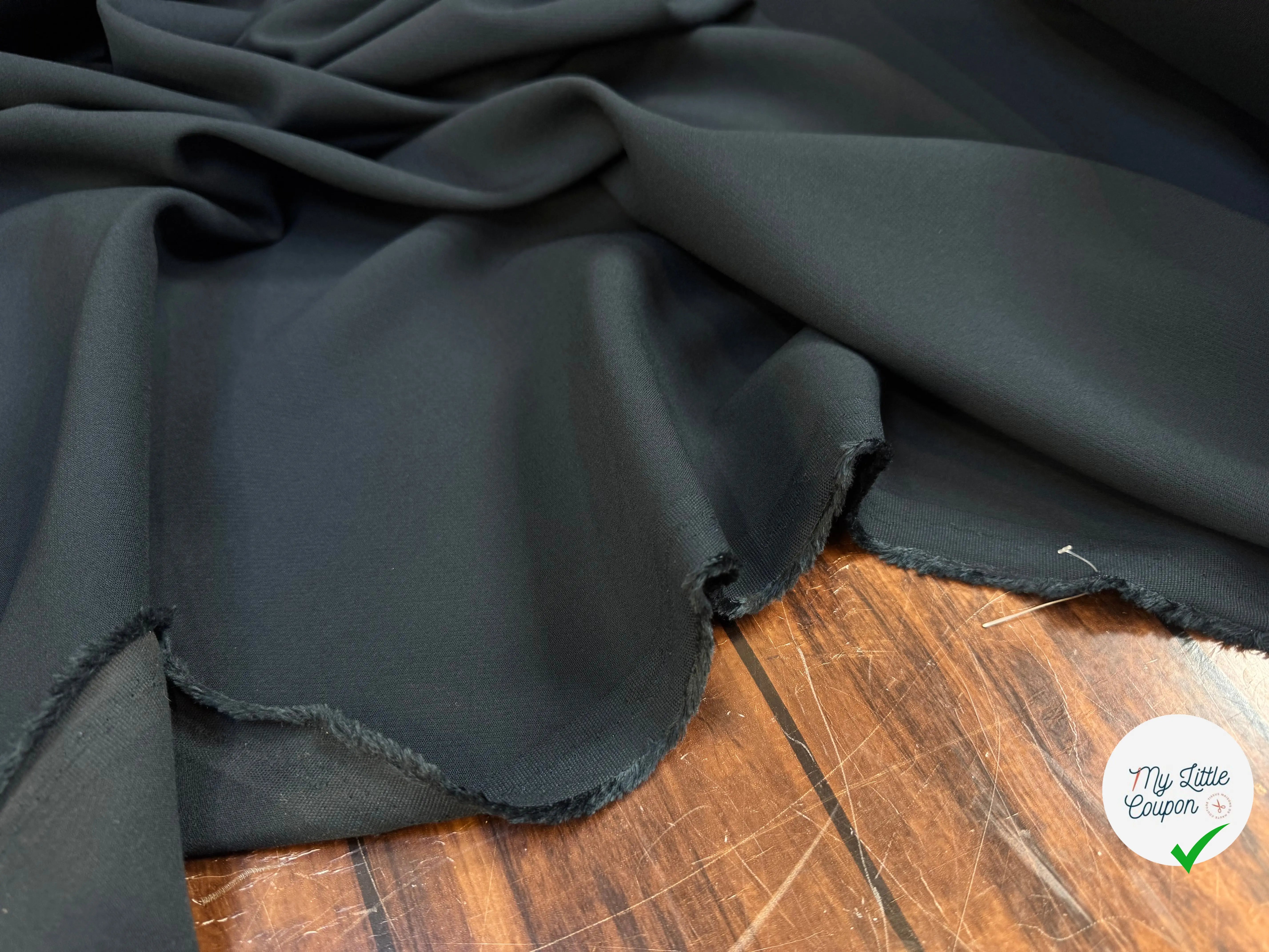 TOILE STRETCH VISCOSE LAINE VIERGE - My Little Coupon