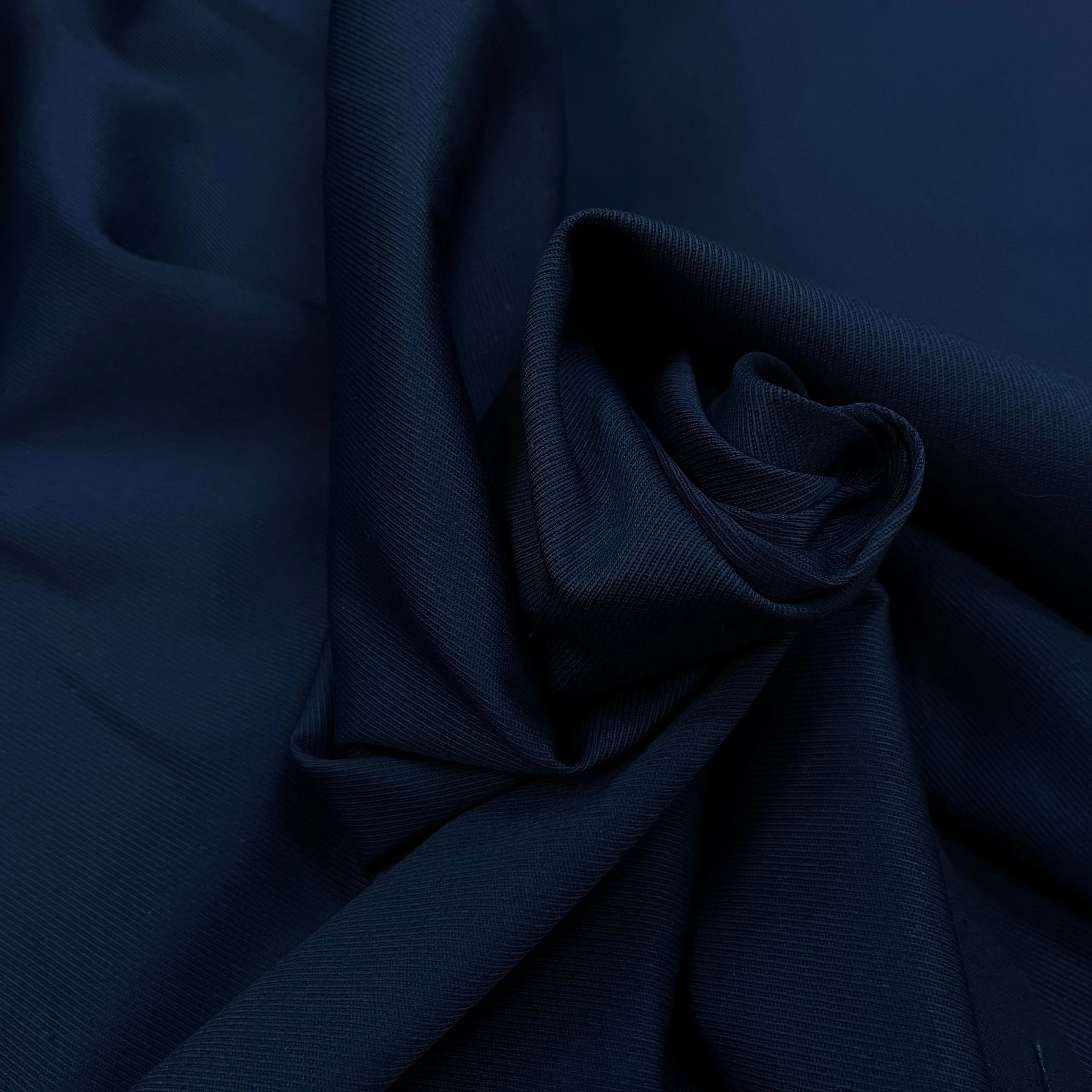 TOILE STRIÉE POLYESTER BLEU FONCÉ 113CM - My Little Coupon