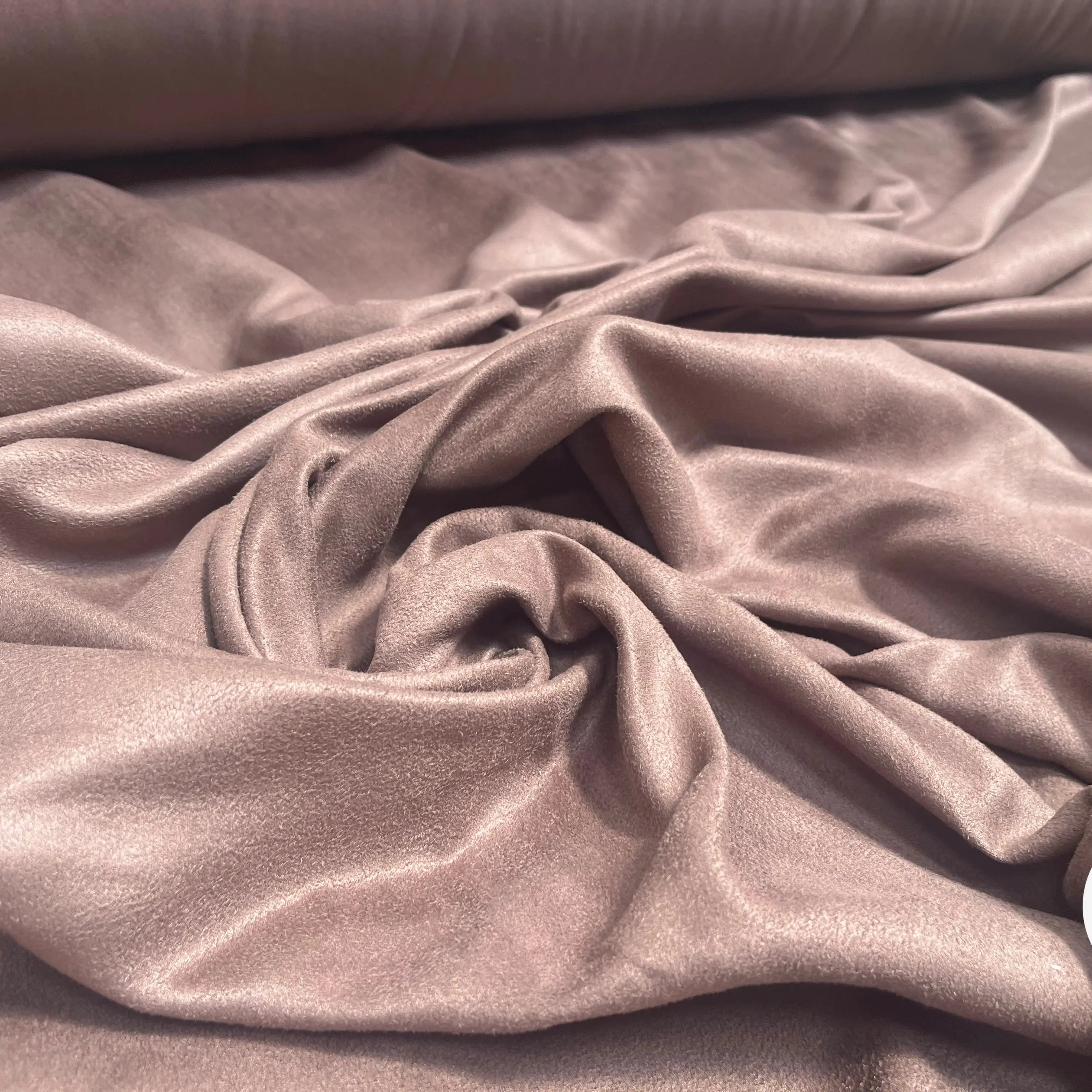 TOILE SUEDINE FLUIDE TOUCHER TOUT DOUX MARRON - My Little Coupon