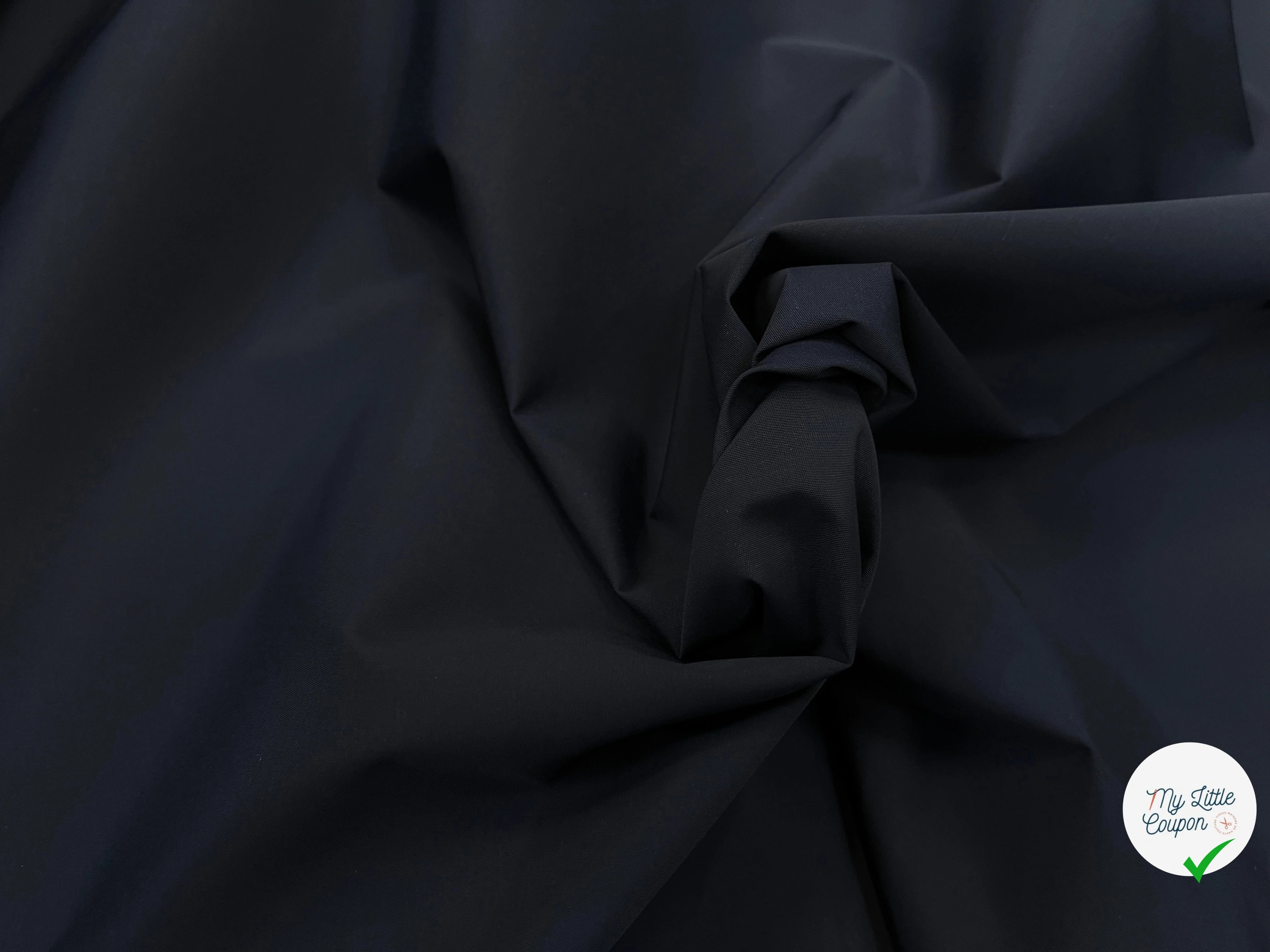 TOILE TECHNIQUE CRAQUANTE DOUBLE FACE MARINE ET BLEU NUIT - My Little Coupon