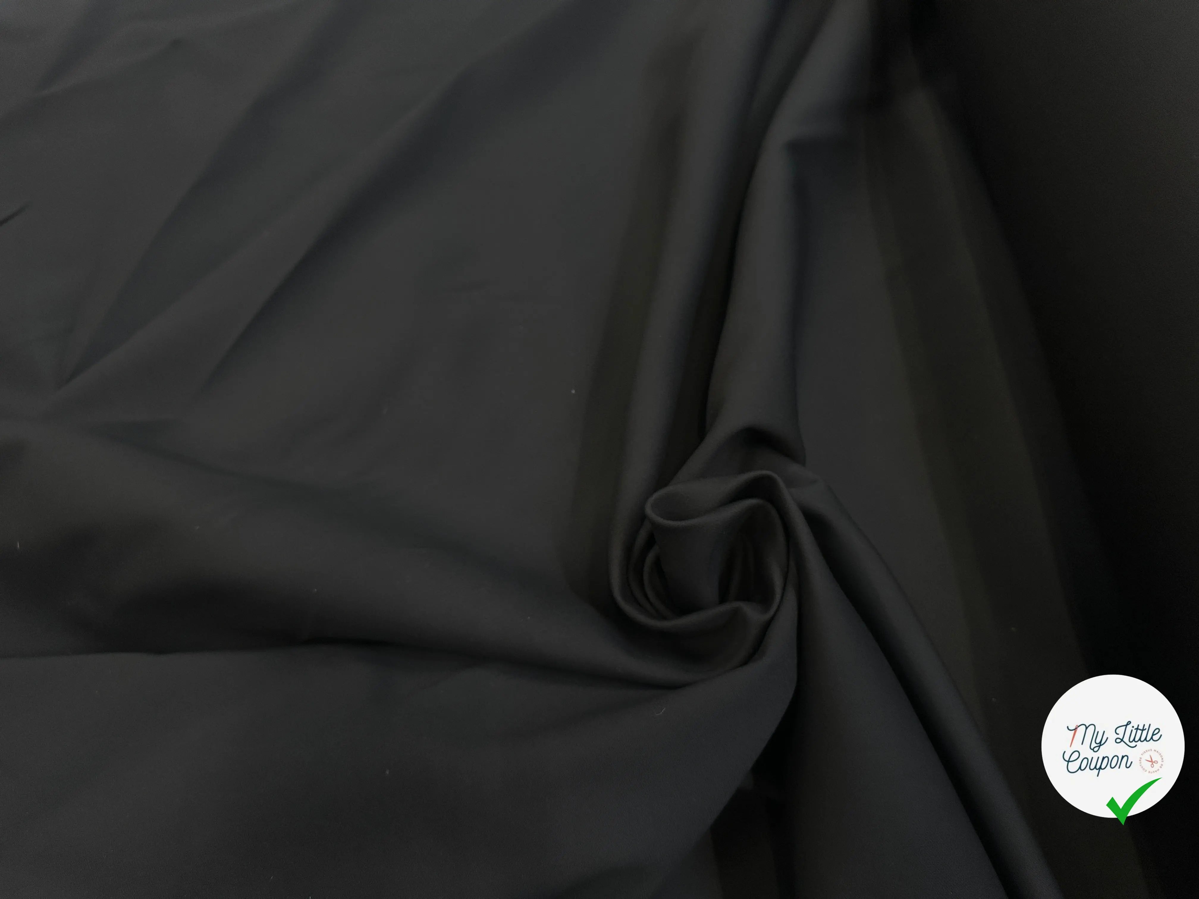TOILE TECHNO STRETCH NOIRE - My Little Coupon