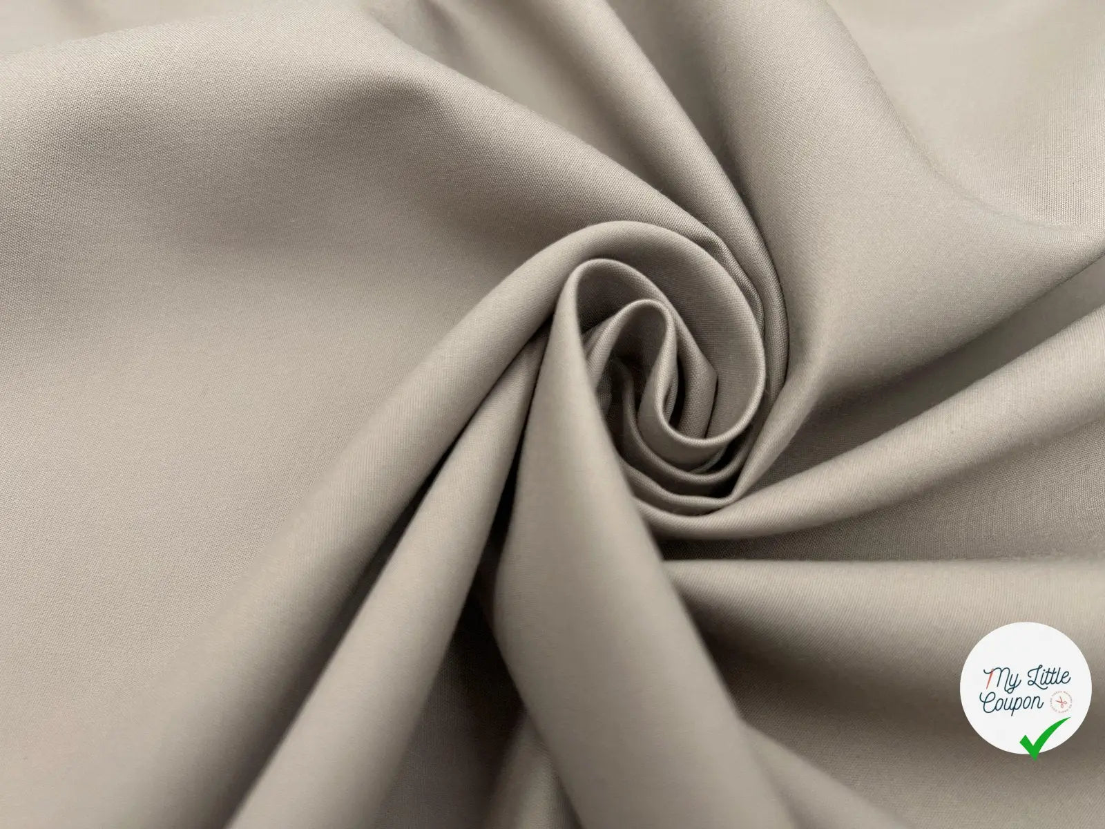 TOILE VISCOSE BEIGE FICELLE - My Little Coupon - tissu - coudre