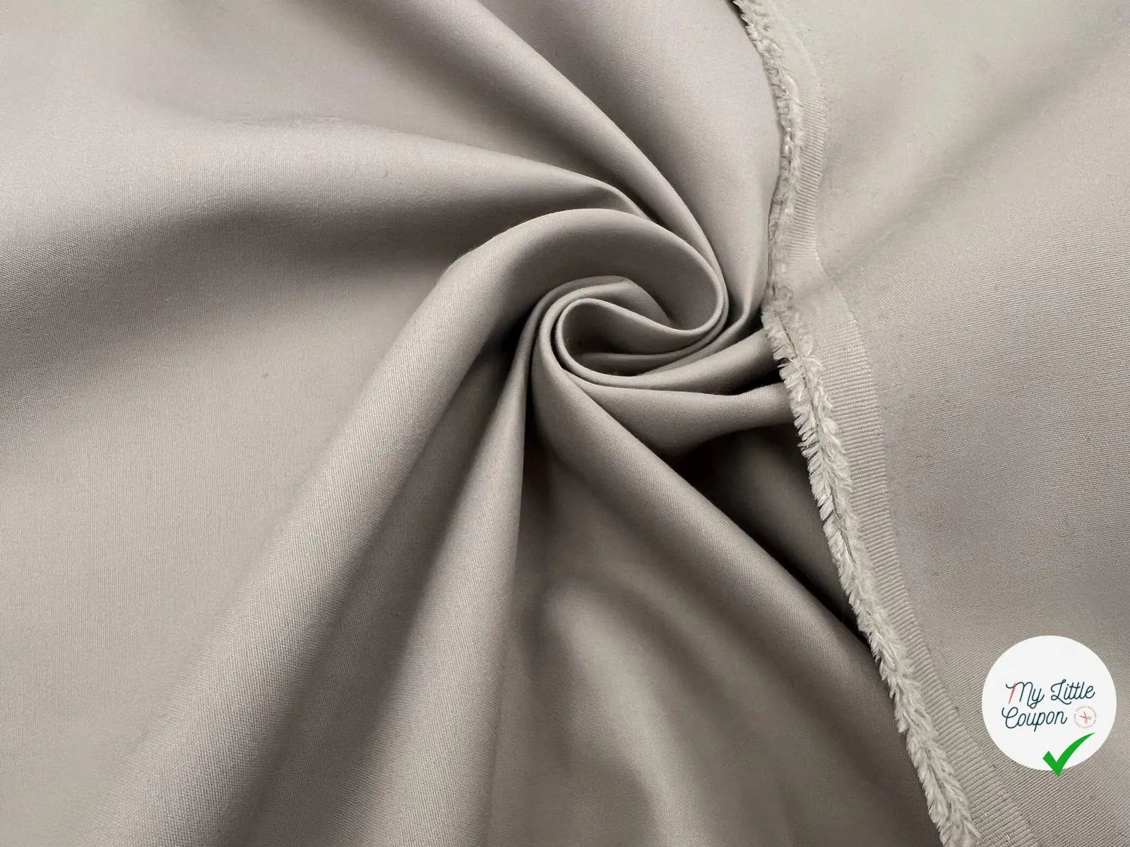 TOILE VISCOSE BEIGE FICELLE - My Little Coupon - tissu - coudre