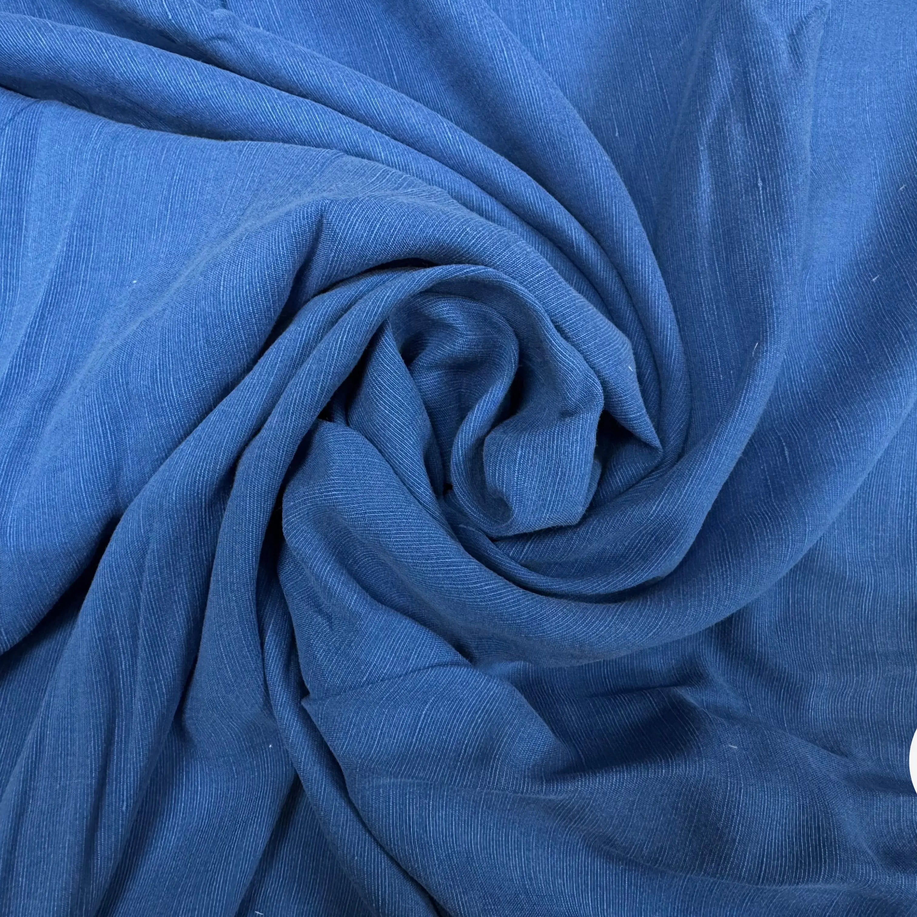 TOILE VISCOSE RUSTIC BLEU - My Little Coupon