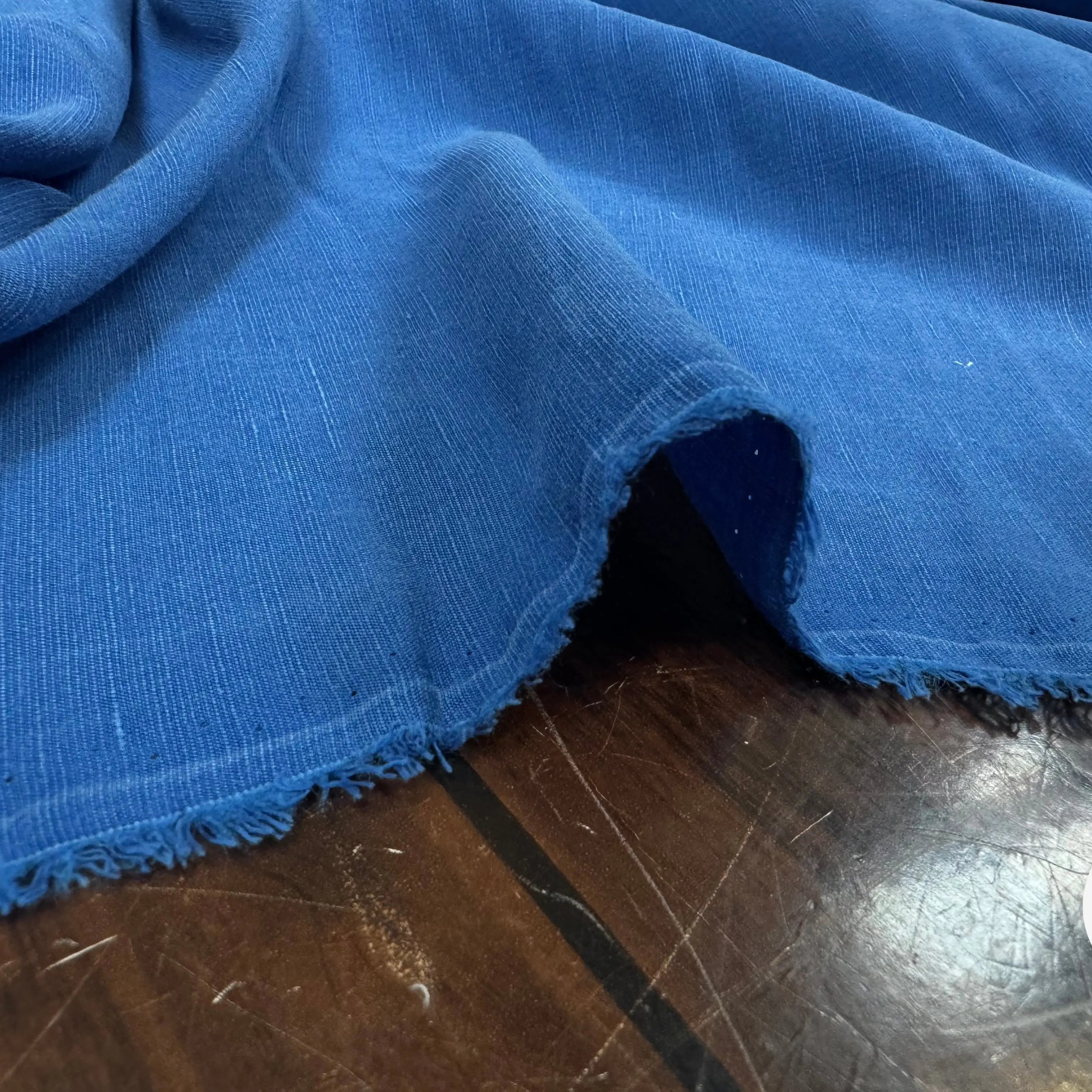 TOILE VISCOSE RUSTIC BLEU - My Little Coupon