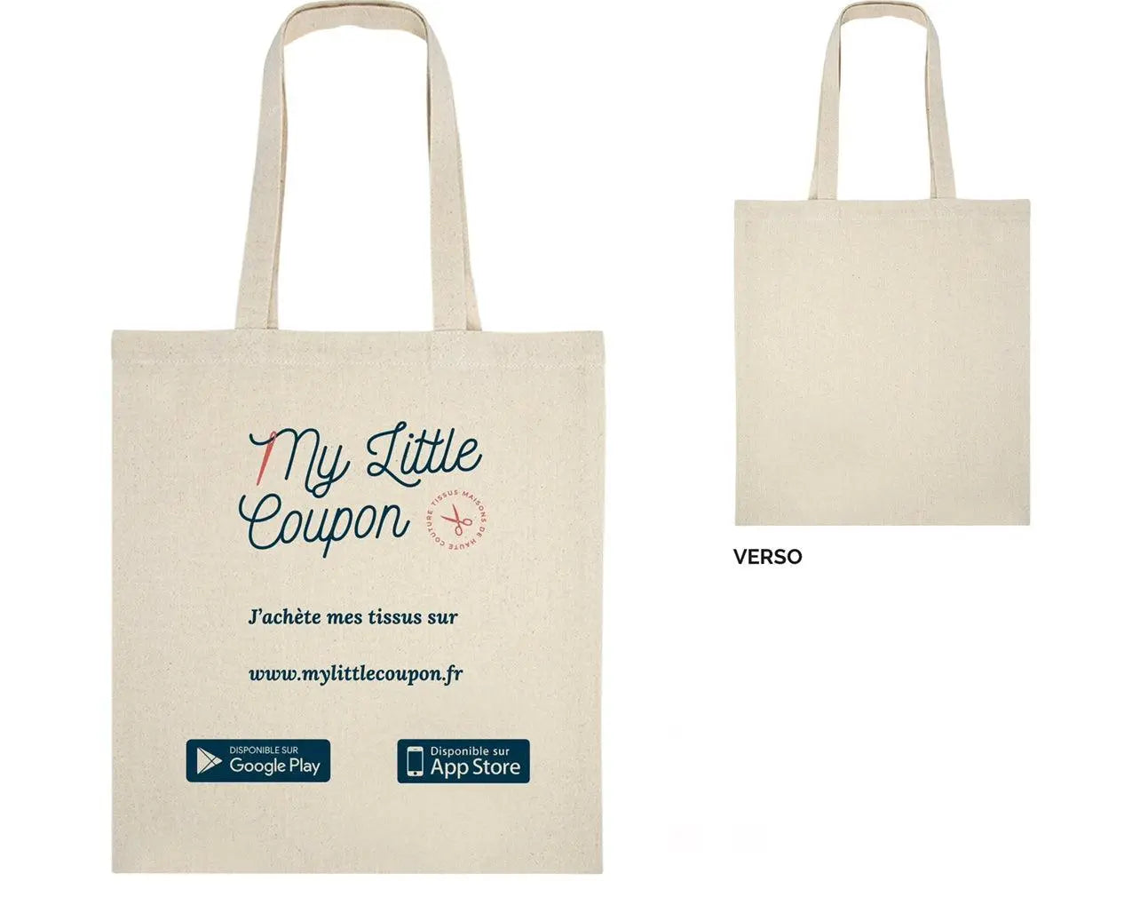 TOTE BAG MY LITTLE COUPON - My Little Coupon - tissu - coudre