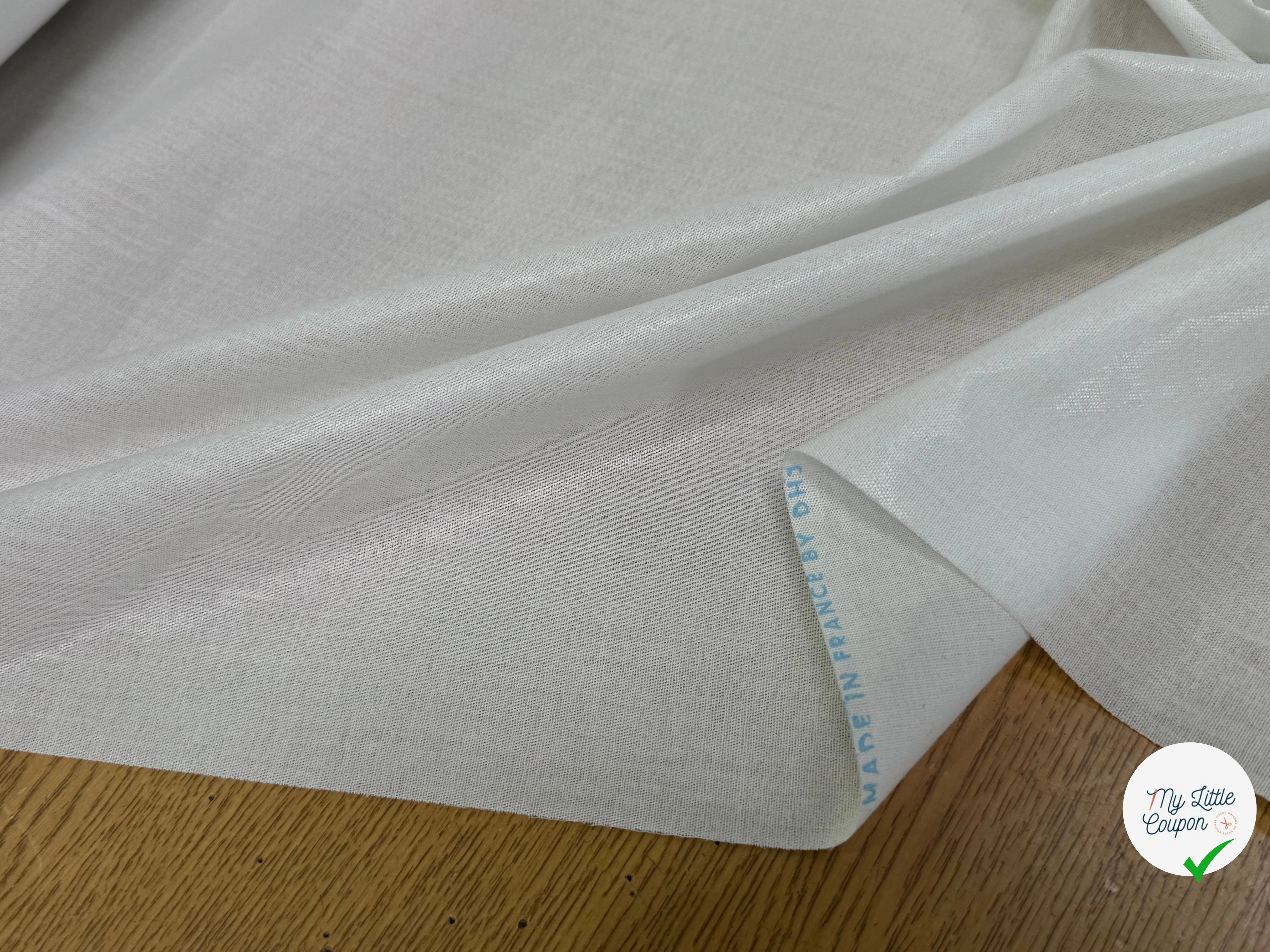 TRIPLURE THERMOCOLLANT COTON 90 DE LAIZE ÉCRU - My Little Coupon