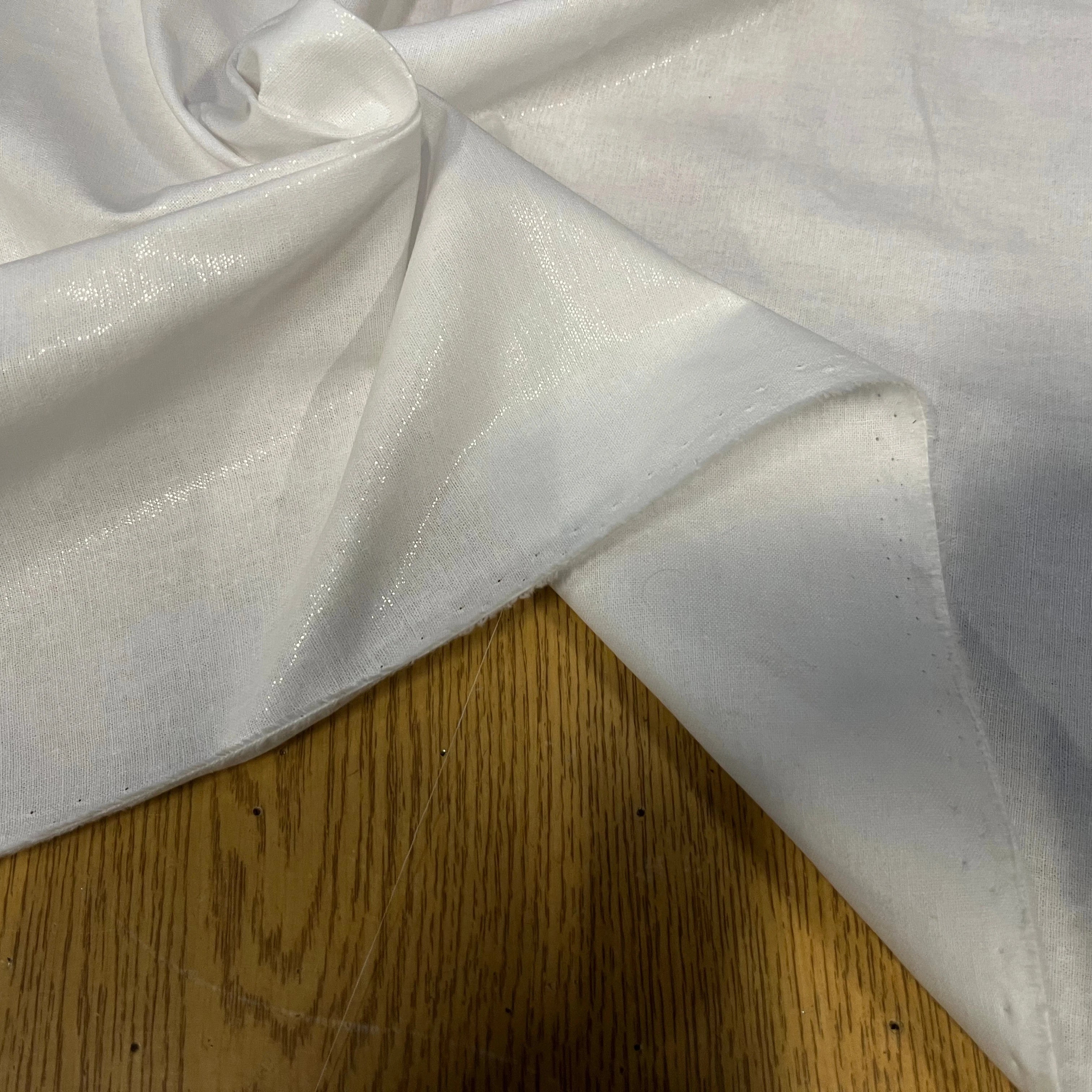 TRIPLURE THERMOCOLLANT TISSÉ BLANC ENDROIT SATINÉ - My Little Coupon