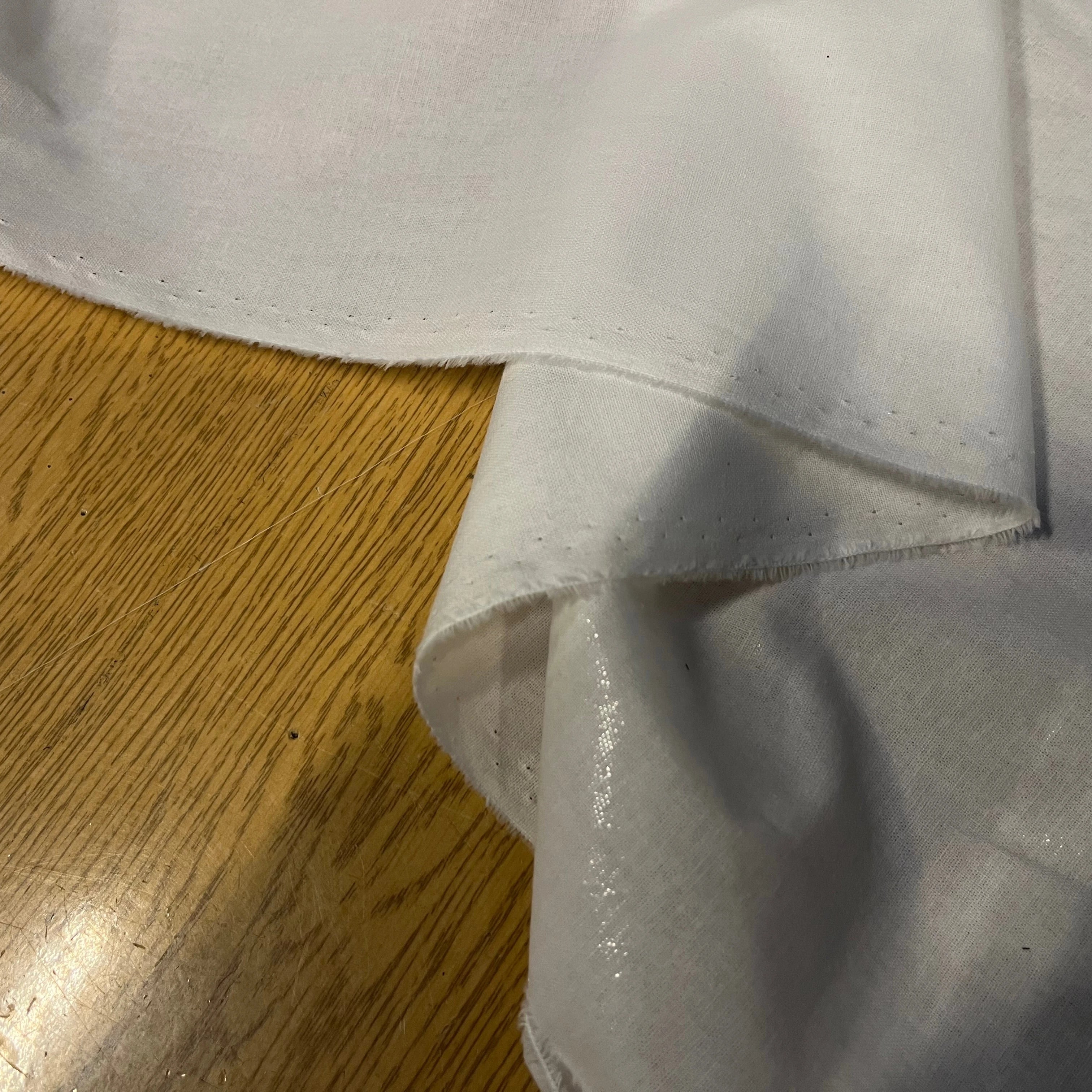 TRIPLURE THERMOCOLLANT TISSÉ BLANC ENDROIT SATINÉ - My Little Coupon