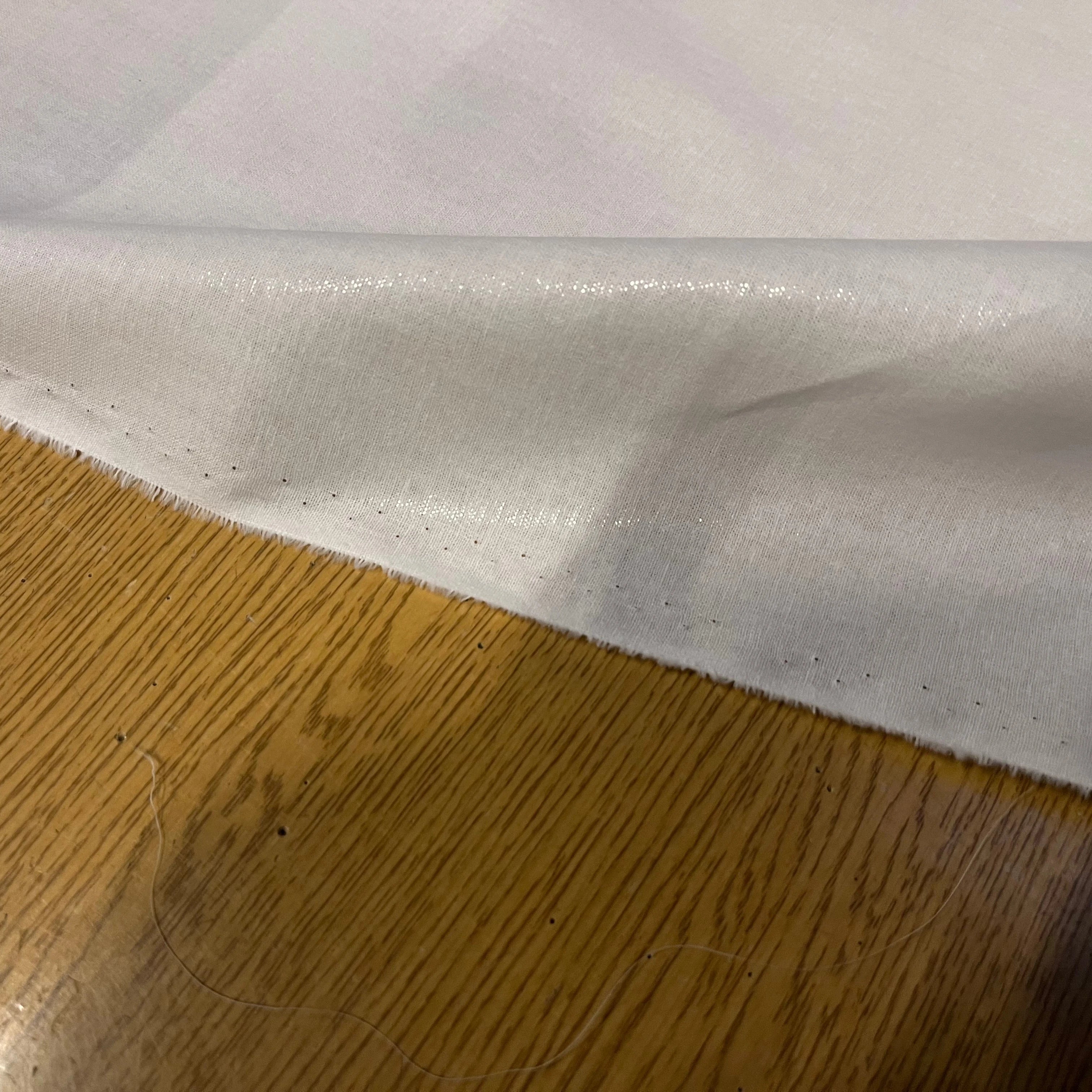 TRIPLURE THERMOCOLLANT TISSÉ BLANC ENDROIT SATINÉ - My Little Coupon