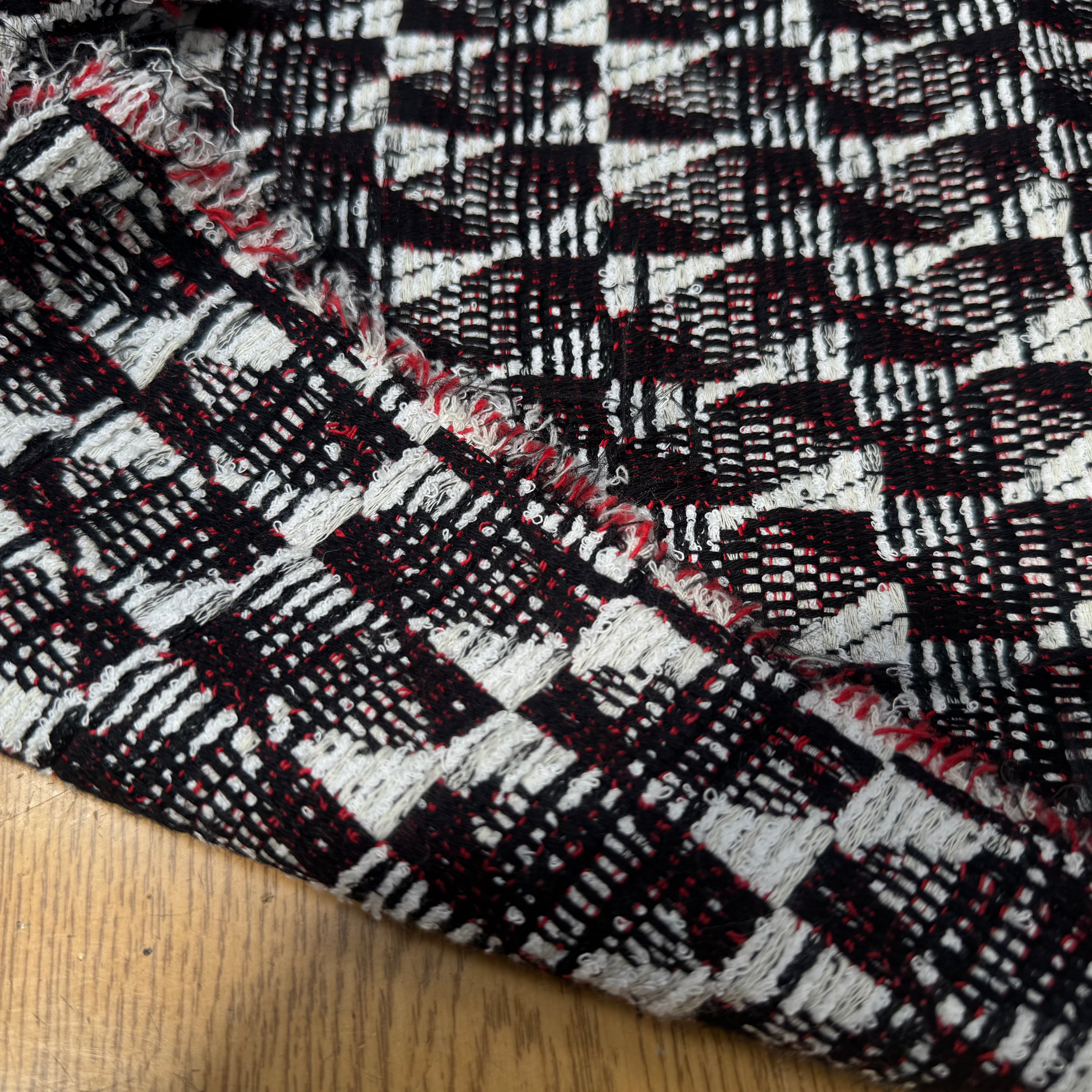 TWEED 100% COTON FORMES GEOMETRIQUES - My Little Coupon