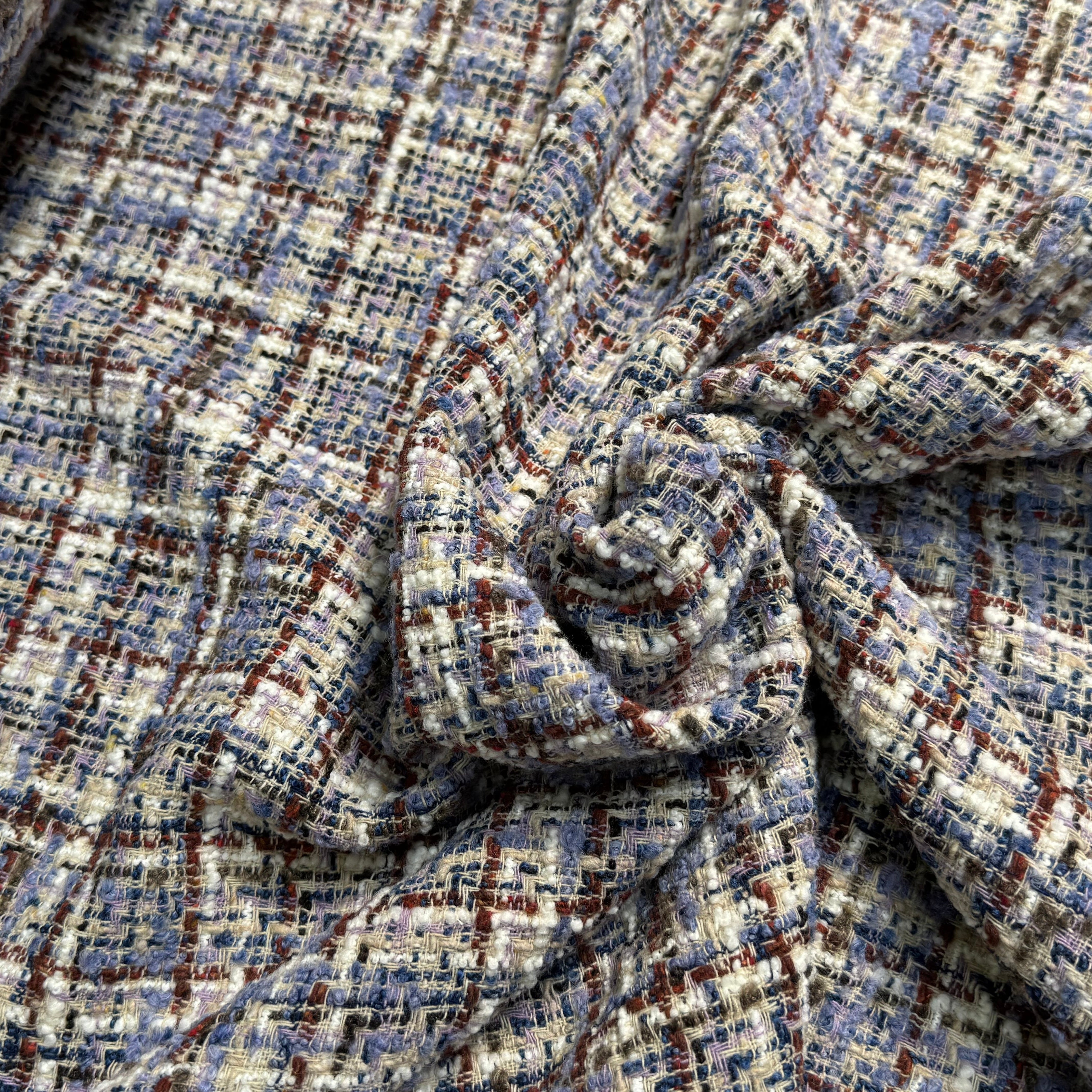 TWEED BOUCLETTE 31% LAINE MULTICO FAITRIVIA - My Little Coupon
