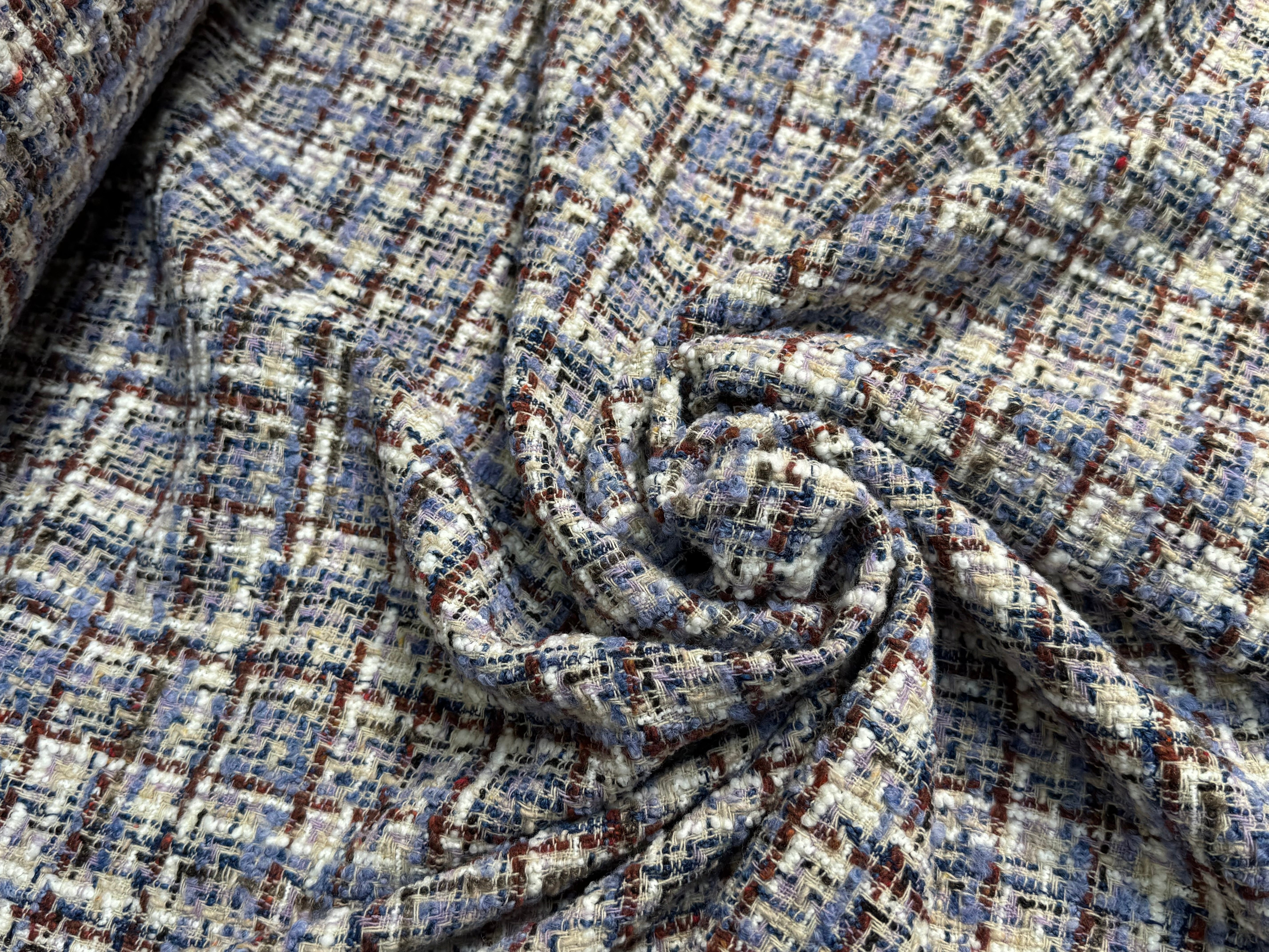 TWEED BOUCLETTE 31% LAINE MULTICO FAITRIVIA - My Little Coupon
