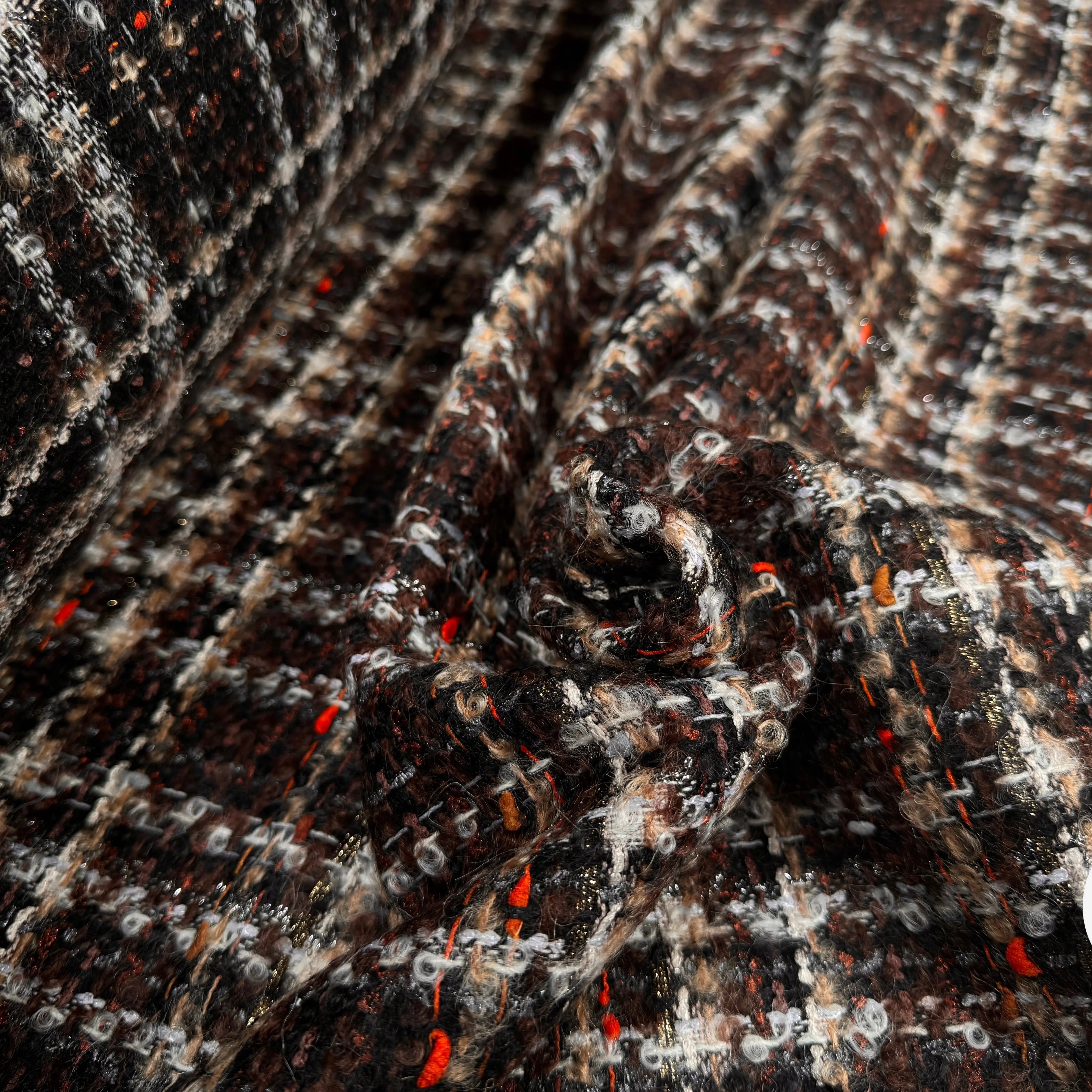 TWEED BOUCLETTE DE PRESTIGE MADE IN FRANCE - My Little Coupon