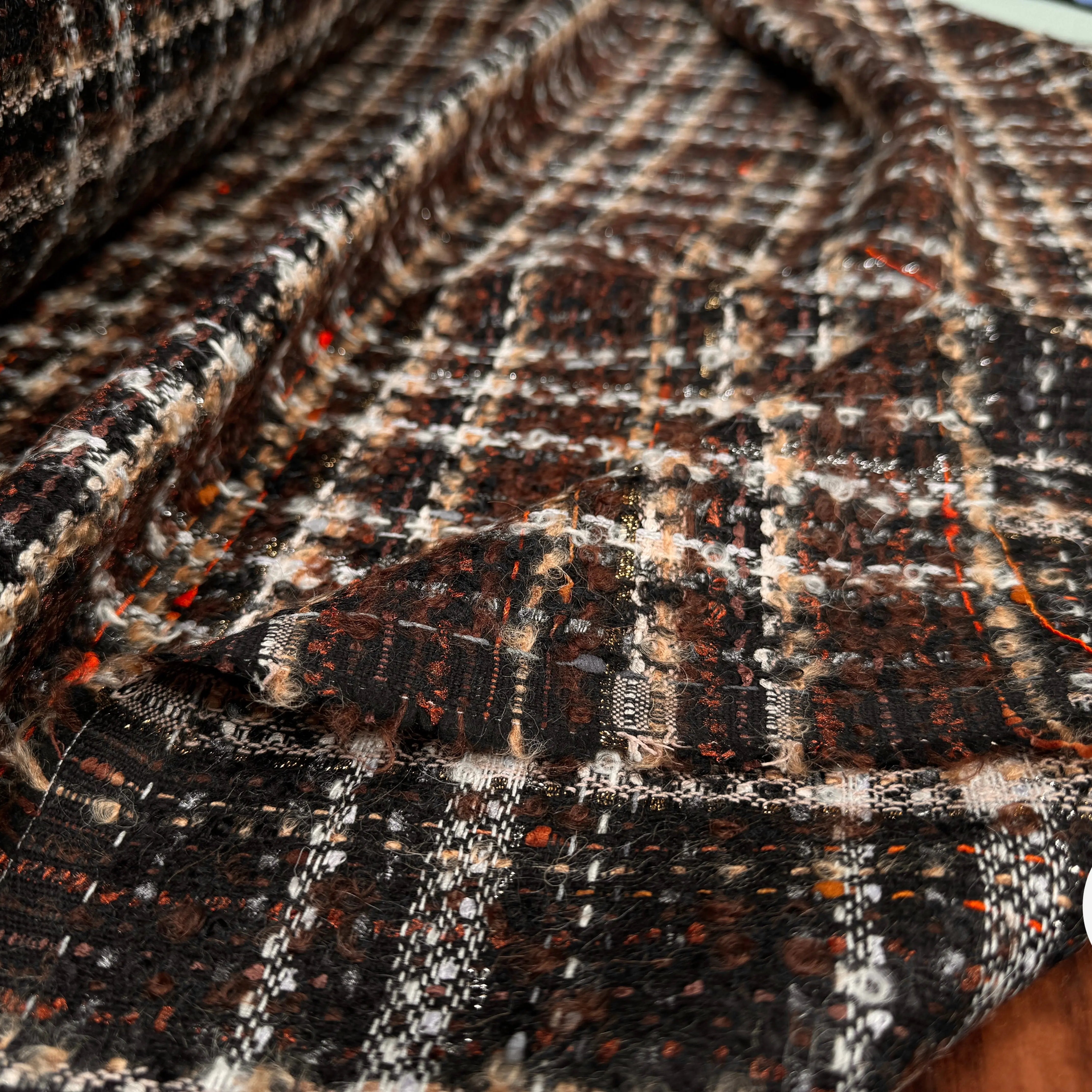 TWEED BOUCLETTE DE PRESTIGE MADE IN FRANCE - My Little Coupon