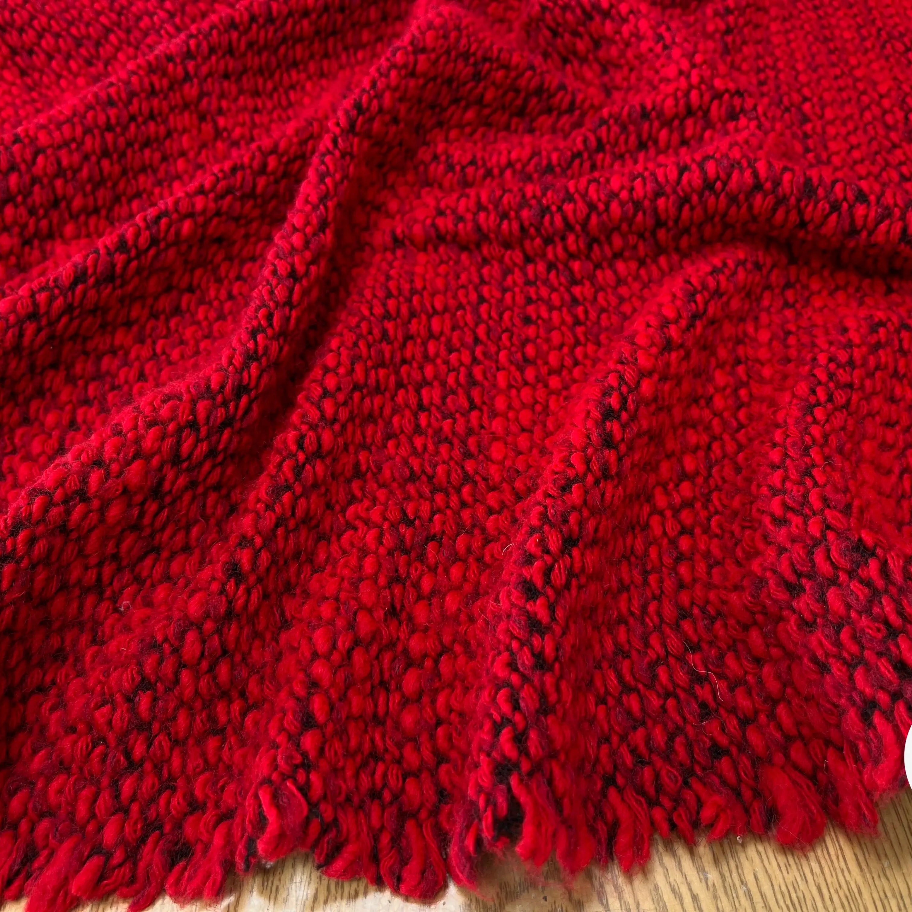 TWEED BOUCLETTE ROUGE - My Little Coupon