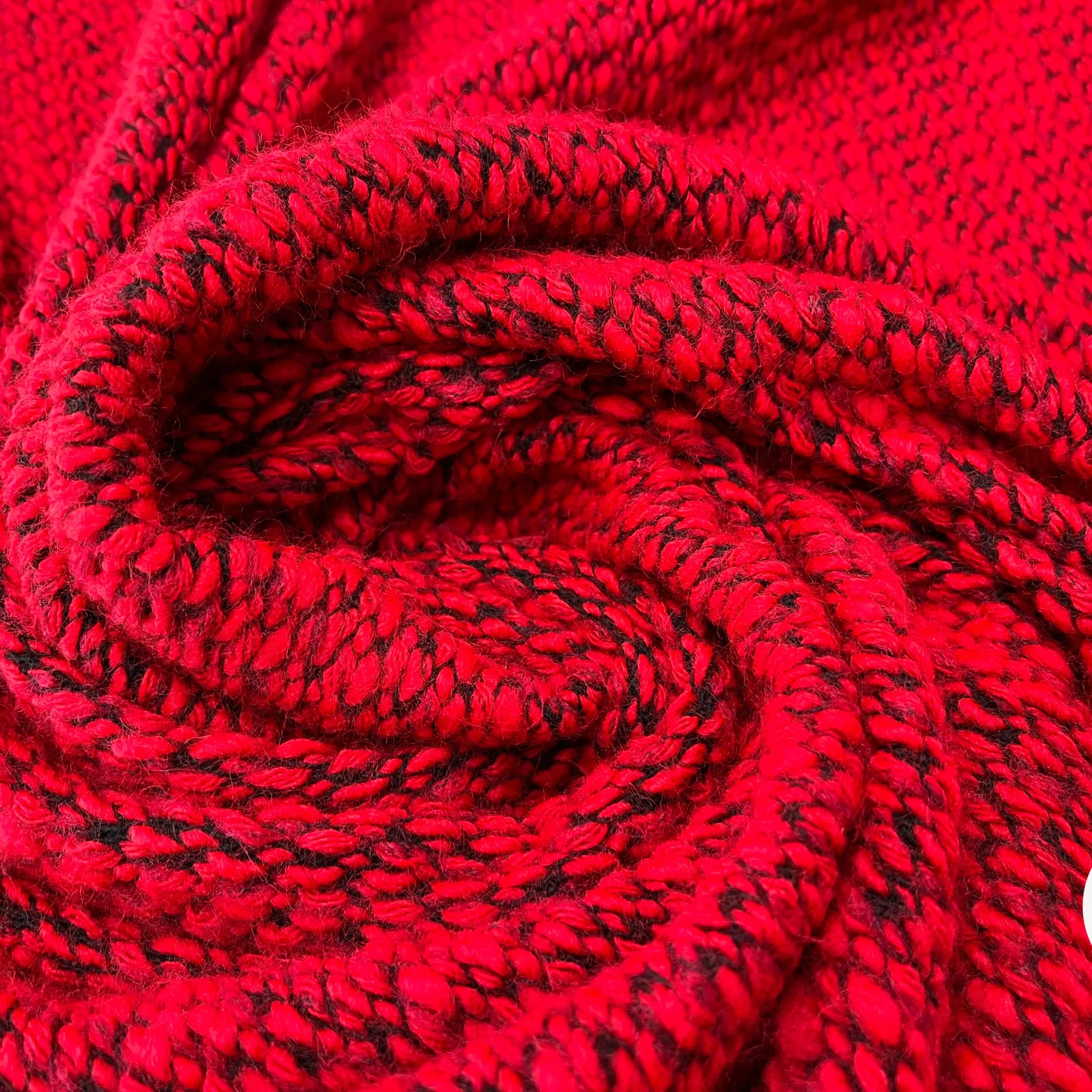 TWEED BOUCLETTE ROUGE - My Little Coupon