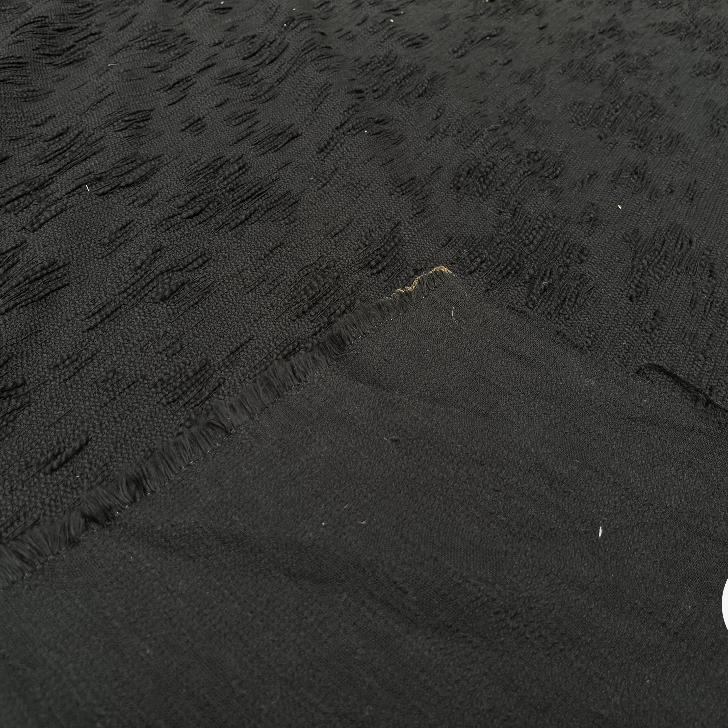 TWEED COTON NOIR GRUNG - My Little Coupon