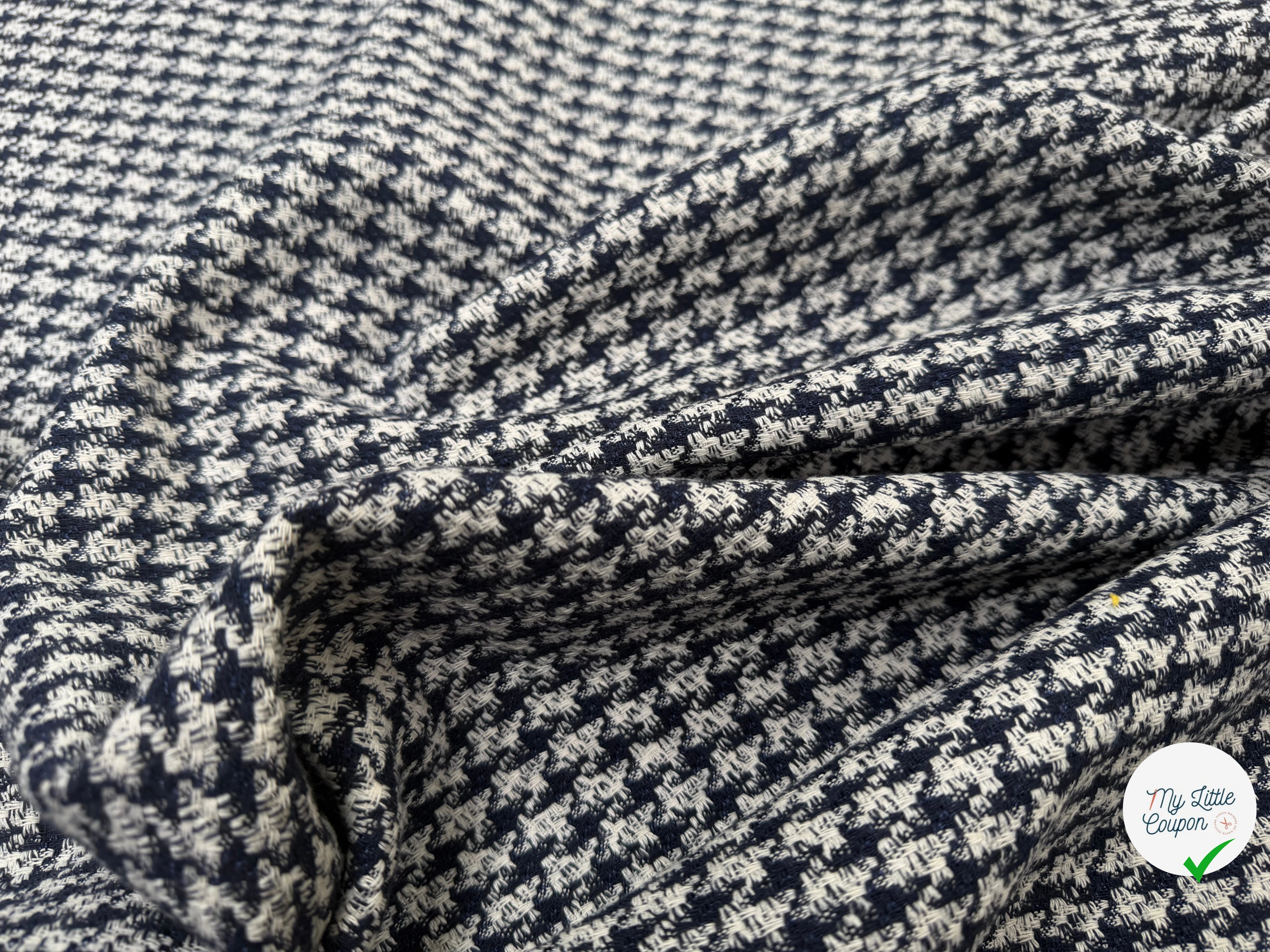 TWEED COTON PIED DE COQ - My Little Coupon