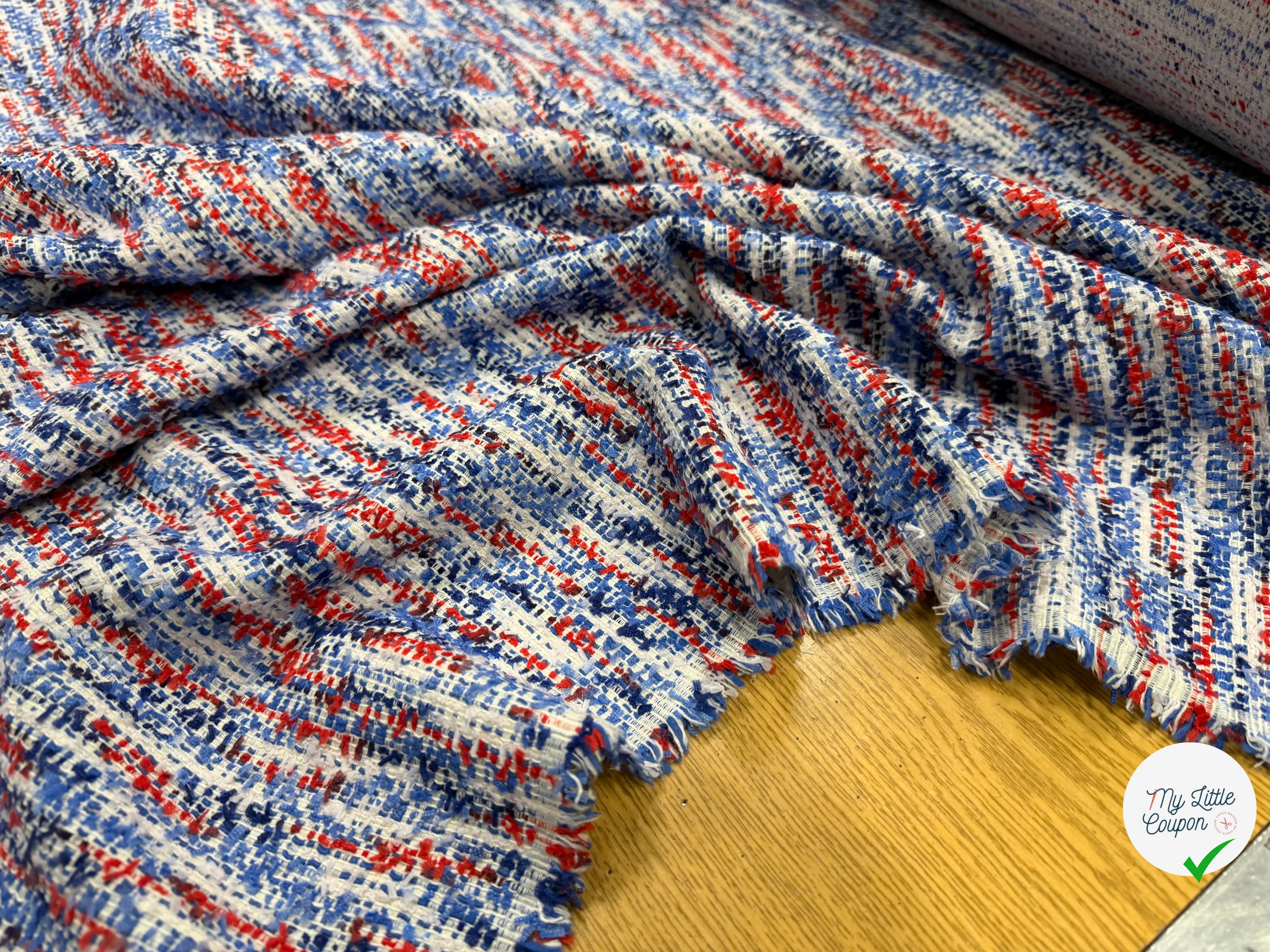 TWEED COTON TAILLEUR MI SAISON - My Little Coupon