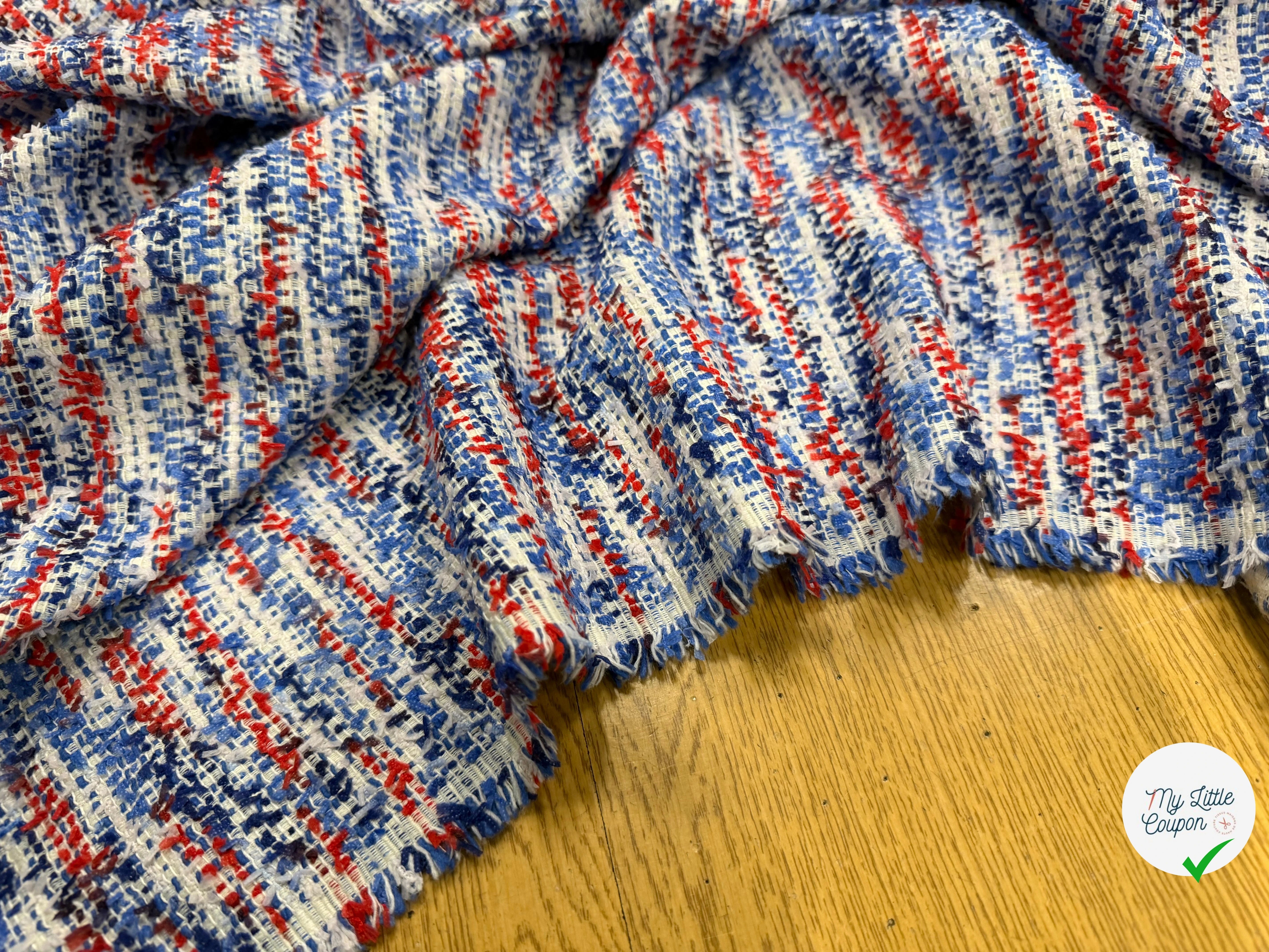 TWEED COTON TAILLEUR MI SAISON - My Little Coupon