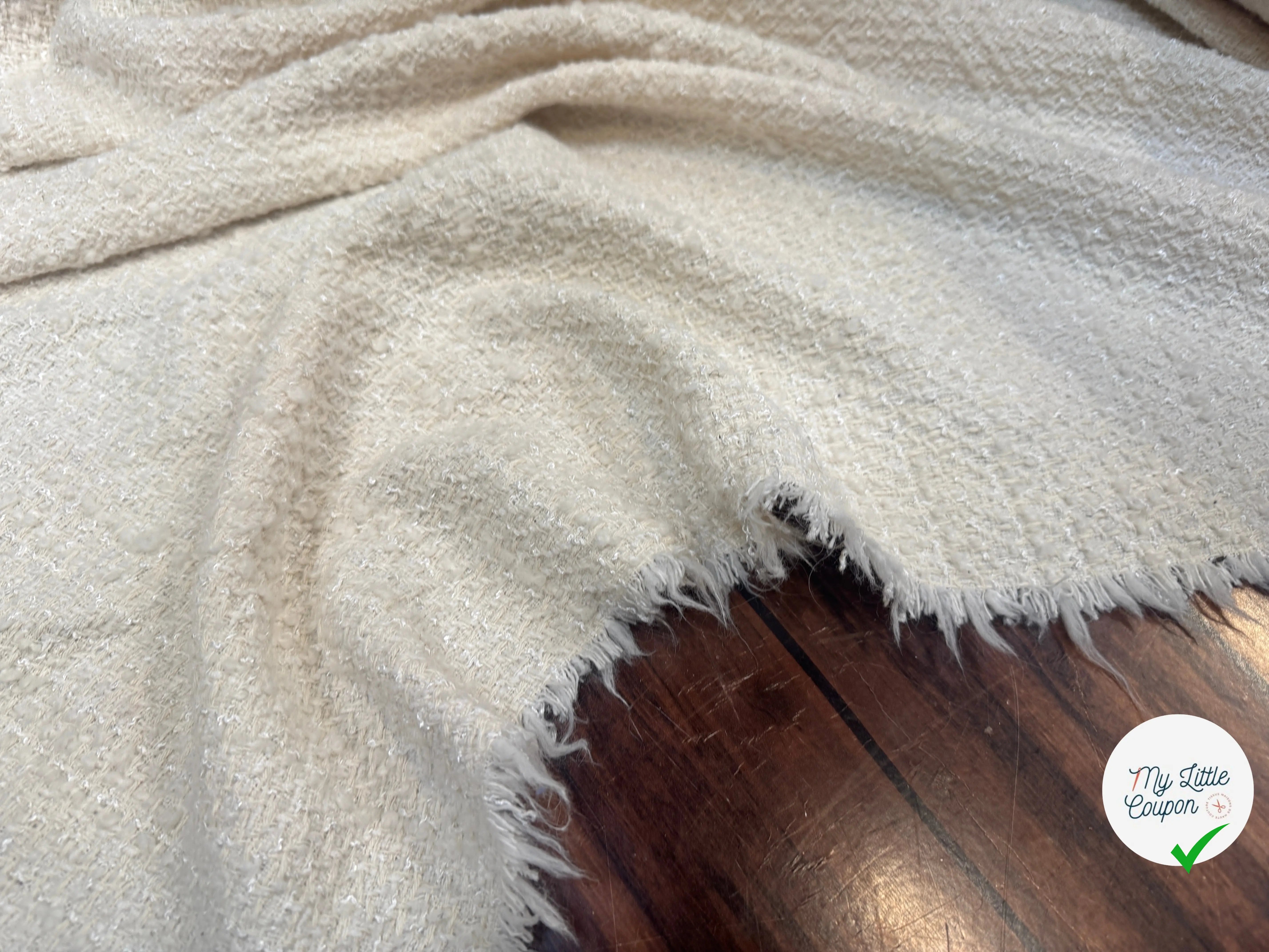TWEED CRÈME COTON - My Little Coupon