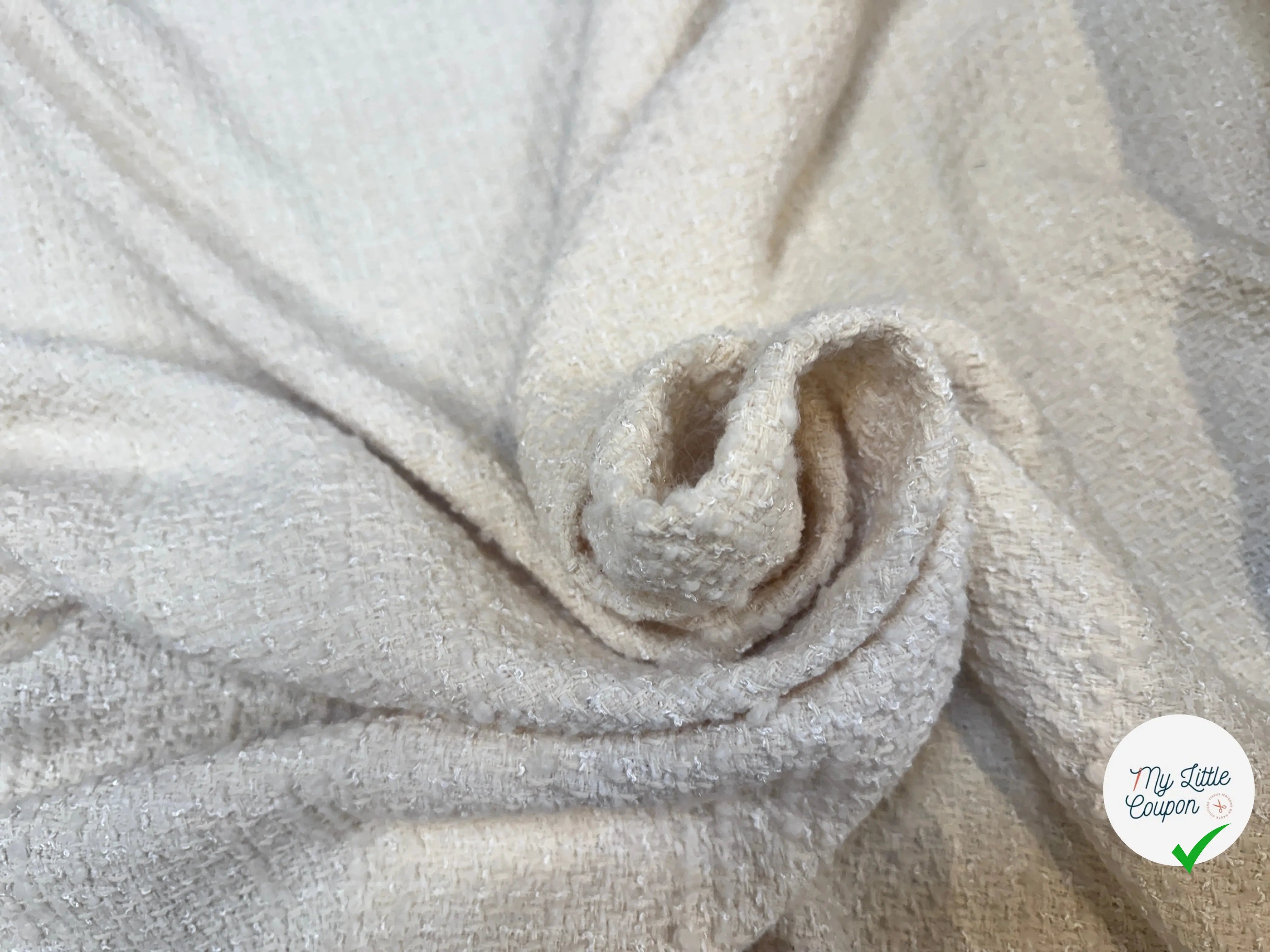TWEED CRÈME COTON - My Little Coupon