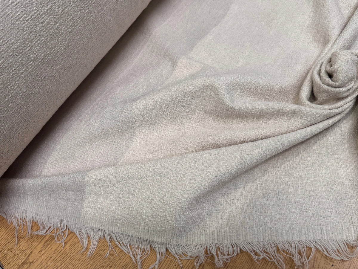 TWEED DE COTON BRUT ÉCRU MILKY - My Little Coupon