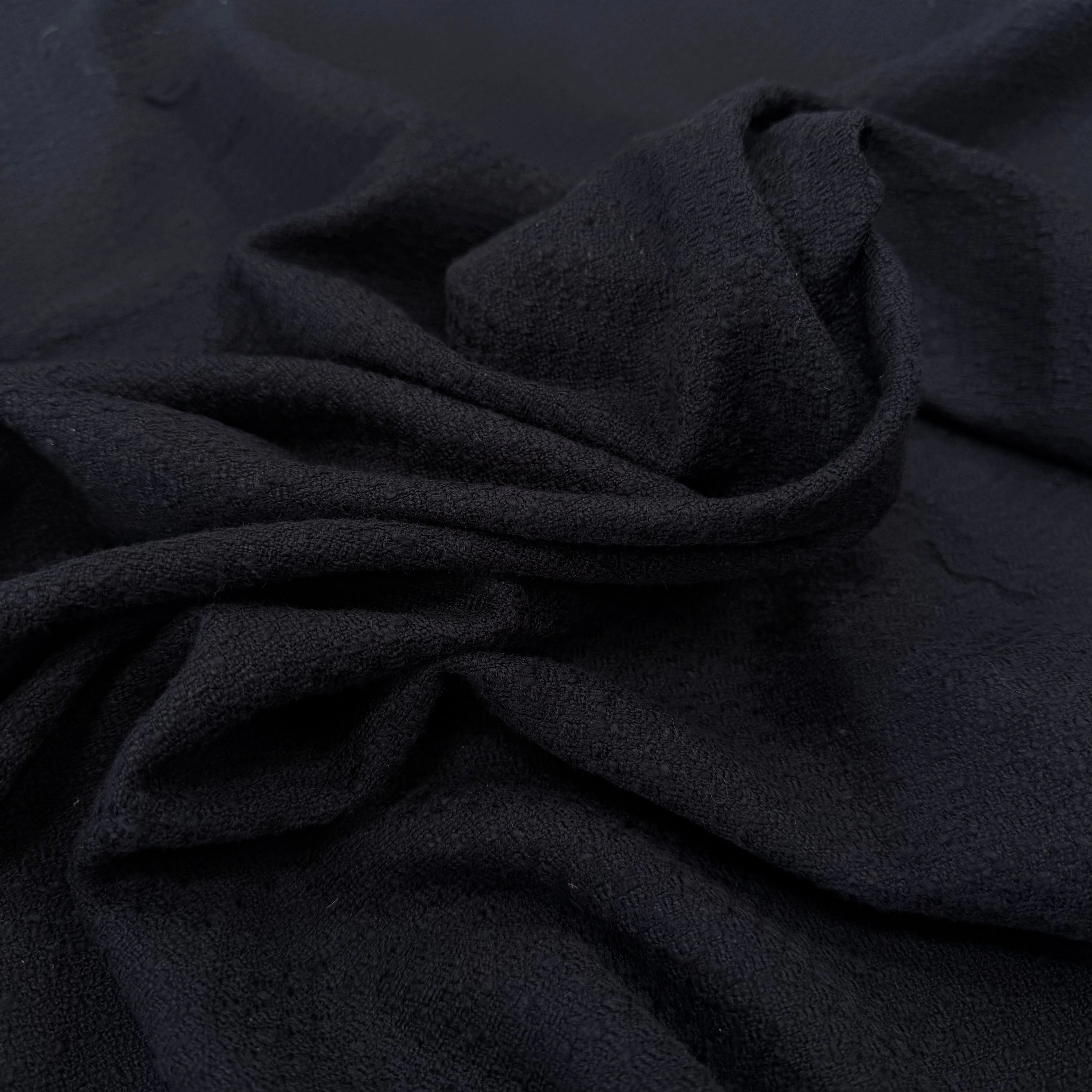 TWEED DE COTON NAVY - My Little Coupon